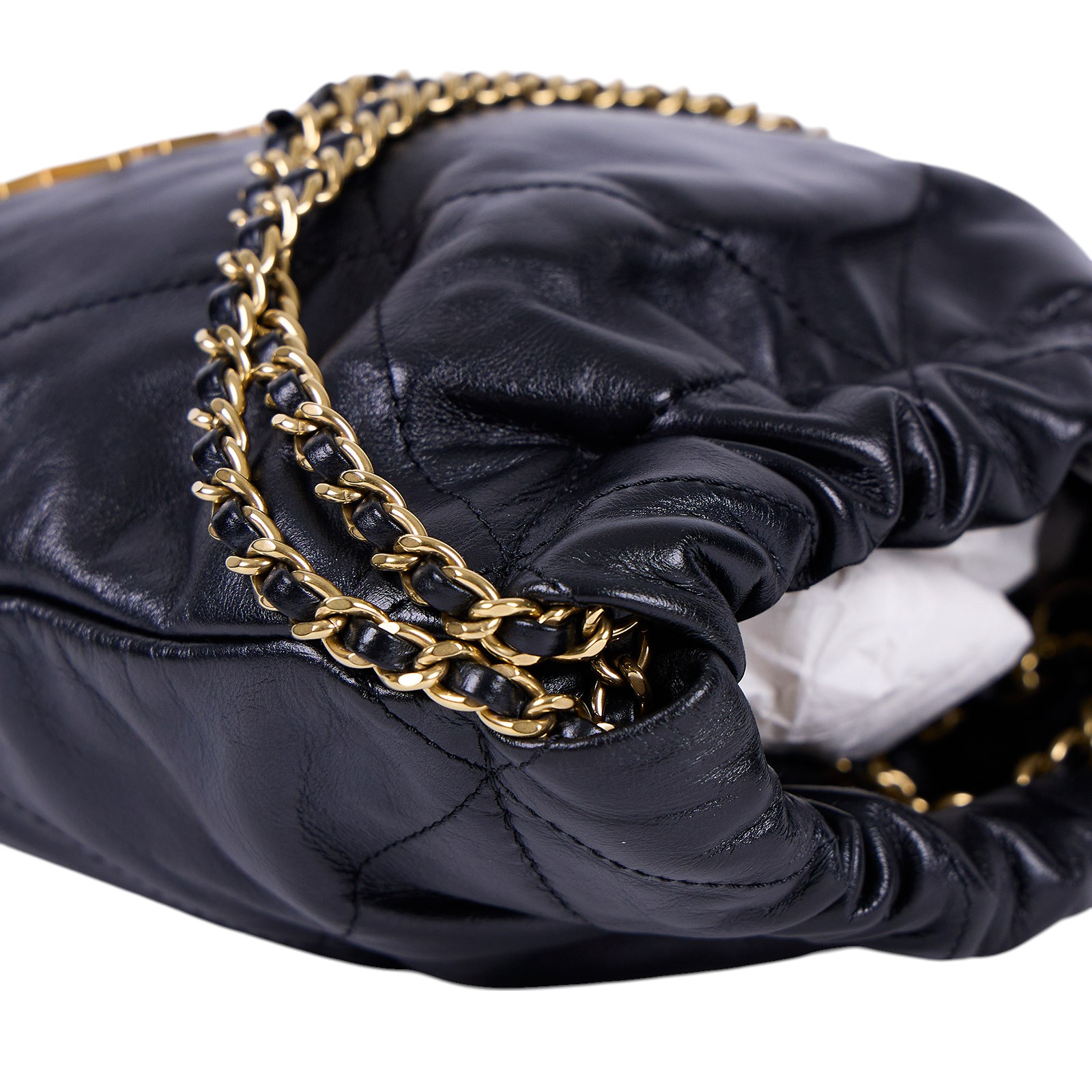 香奈兒 CHANEL 22 Mini 迷你 肩背 斜背包  晶片款 黑22 MINI 防塵袋