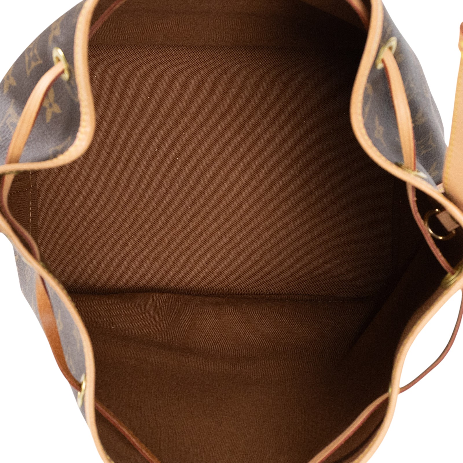 路易威登 LOUIS VUITTON Petit Noé 束口 水桶包 經典帆布 M46984 晶片款 原花水桶包 無附屬品