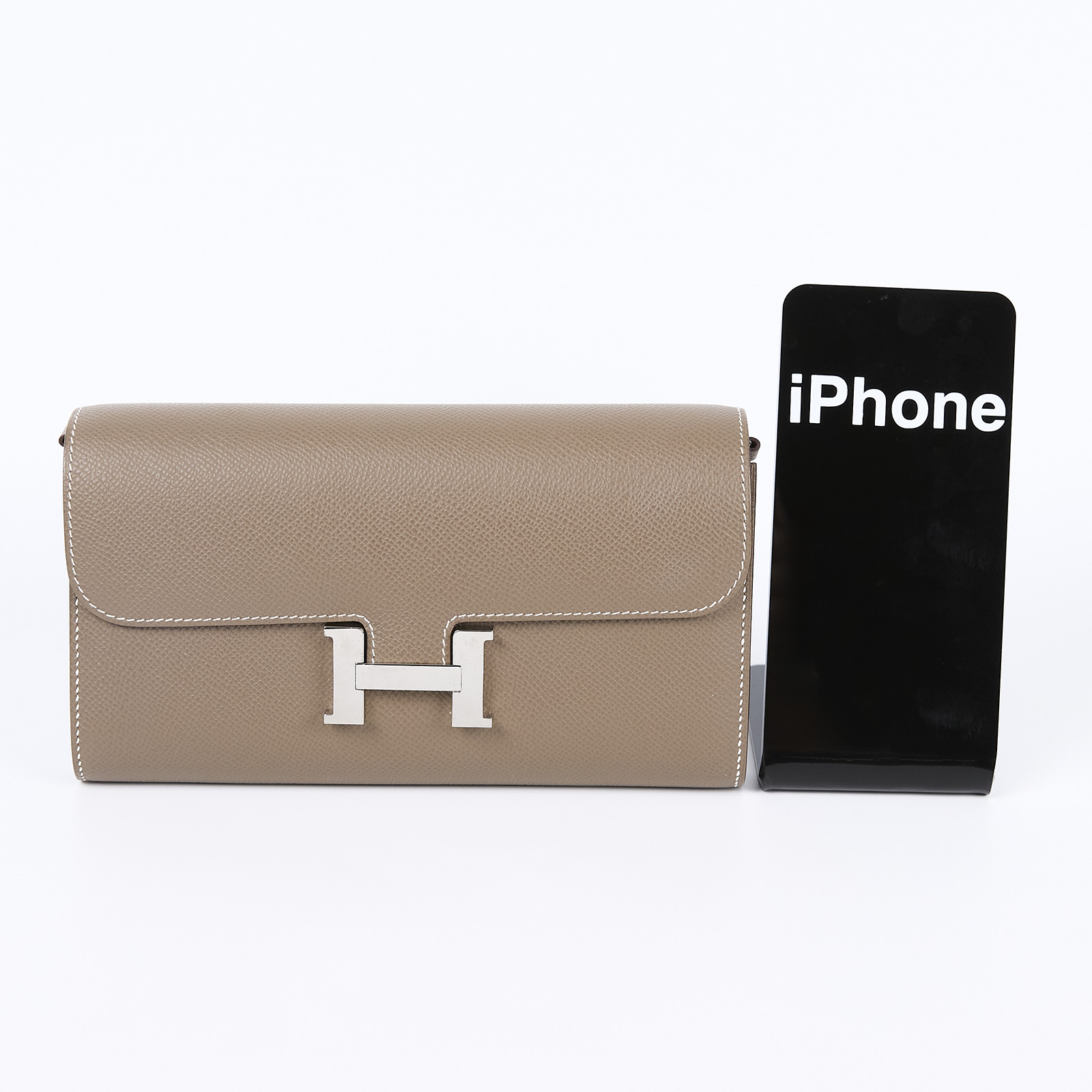 愛馬仕 Hermes Constance to go 康康包 長夾  CNTG U刻 大象灰CONSTANCE TO GO 原廠盒子/購買證明