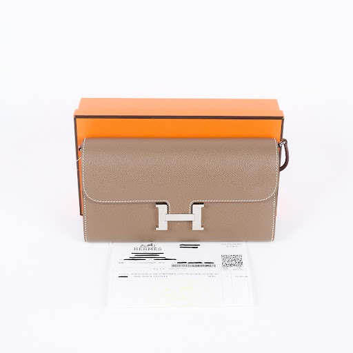 愛馬仕 Hermes Constance to go 康康包 長夾  CNTG U刻 大象灰CONSTANCE TO GO 原廠盒子/購買證明