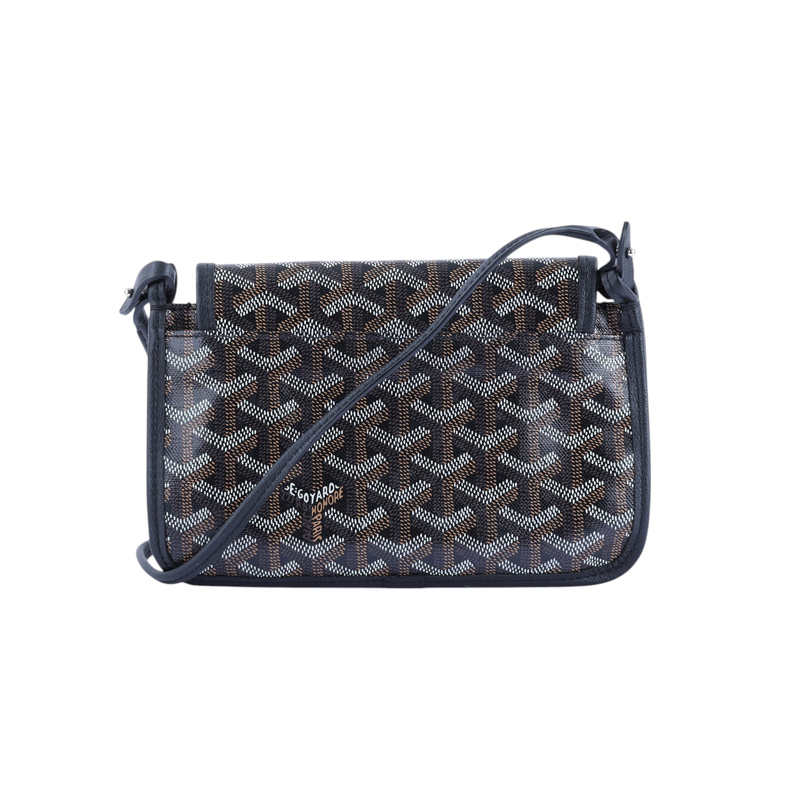 高雅德 GOYARD Plumet Pocket Wallet 肩背 隨身錢包 PLUMETPMLTY 黑PLUMET 防塵袋