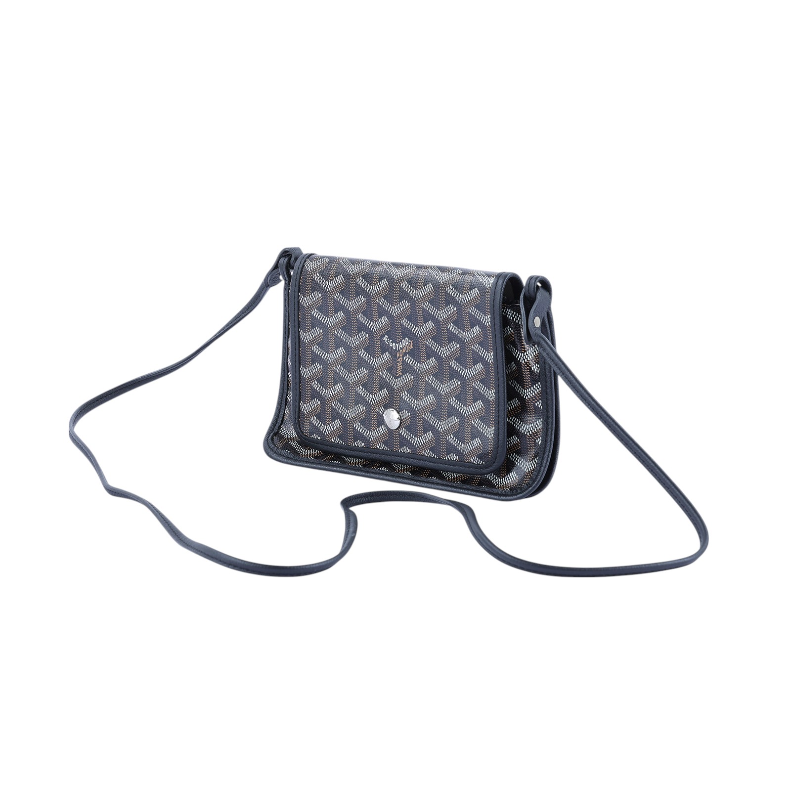 高雅德 GOYARD Plumet Pocket Wallet 肩背 隨身錢包 PLUMETPMLTY 黑PLUMET 防塵袋