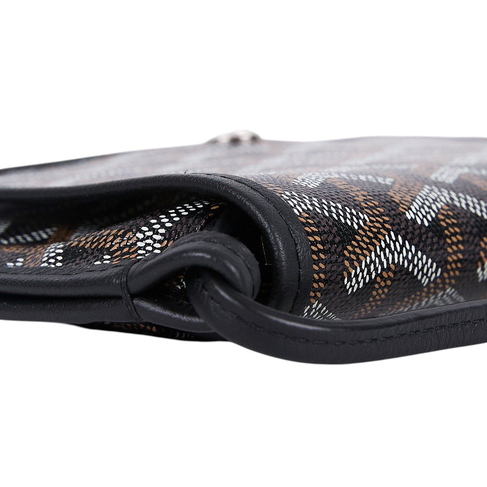 高雅德 GOYARD Plumet Pocket Wallet 肩背 隨身錢包 PLUMETPMLTY 黑PLUMET 防塵袋/購買證明