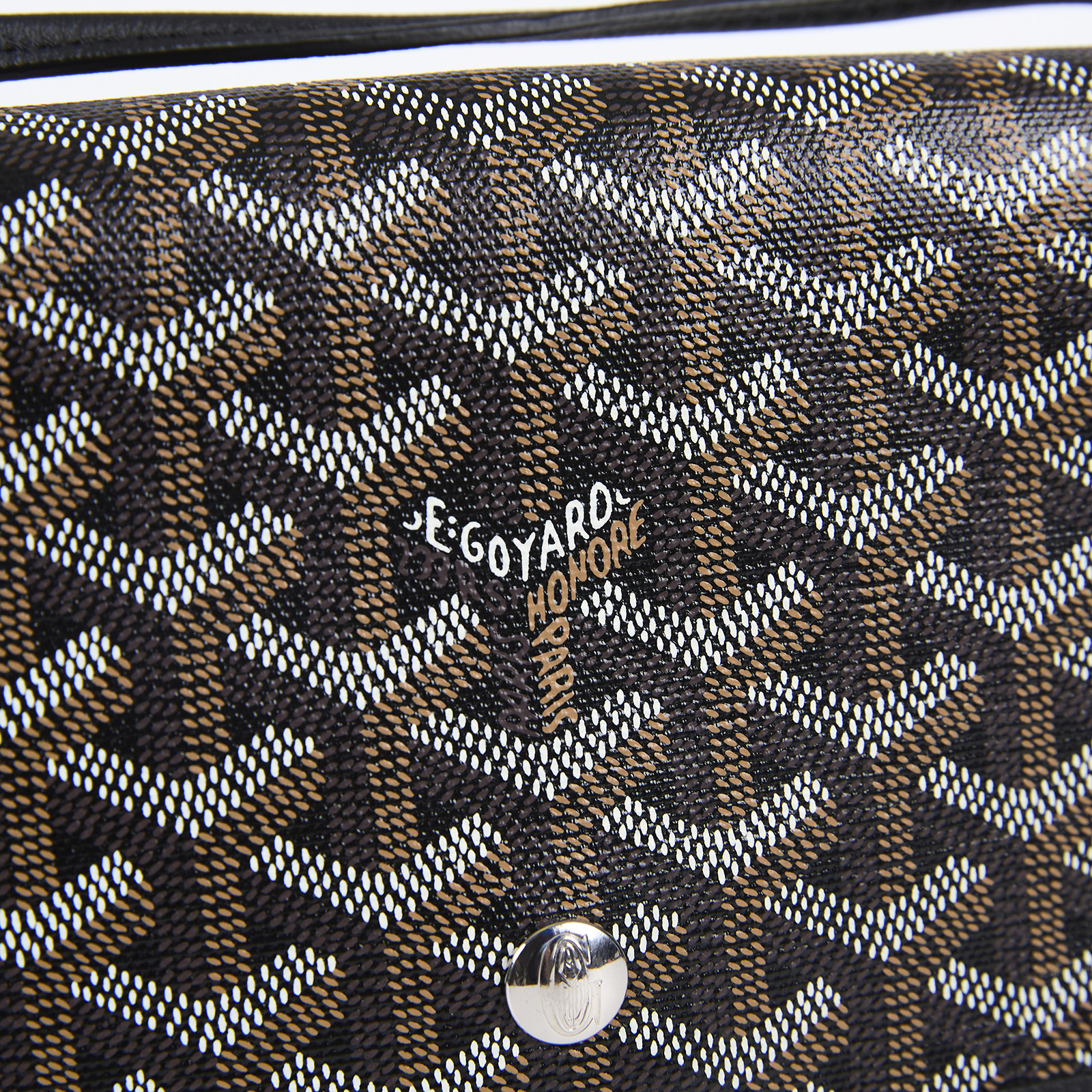 高雅德 GOYARD Plumet Pocket Wallet 肩背 隨身錢包 PLUMETPMLTY 黑PLUMET 防塵袋/購買證明