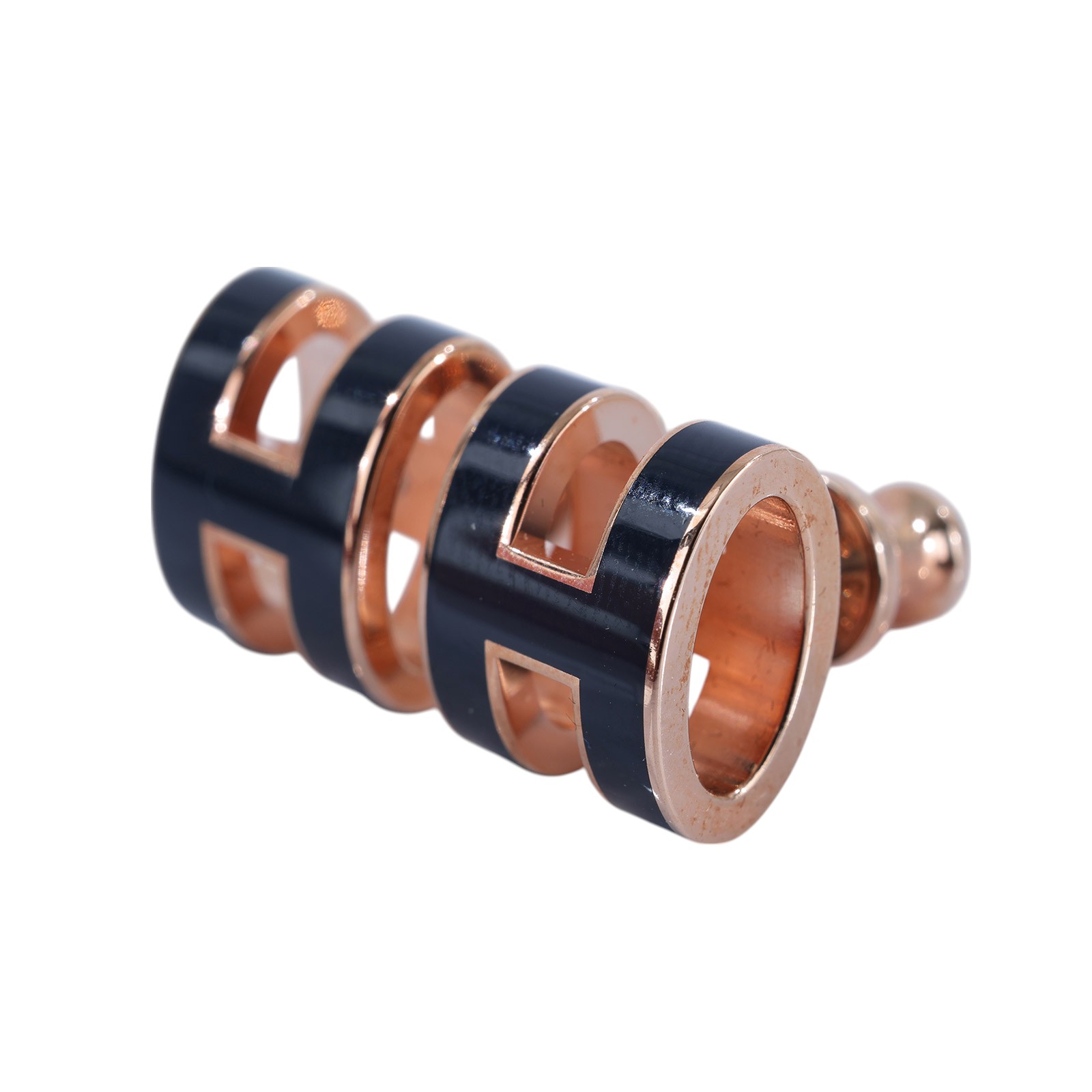 愛馬仕 Hermes Mini Pop H 耳釘 POPHE 深藍MINI POP H耳環 原廠盒子
