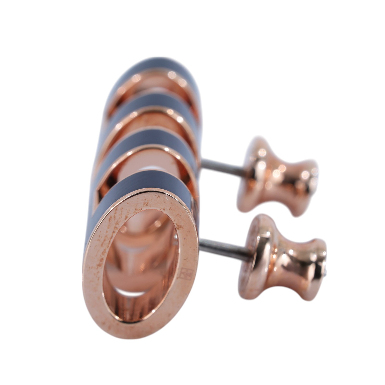 愛馬仕 Hermes Mini Pop H 耳釘 POPHE 深藍MINI POP H耳環 原廠盒子