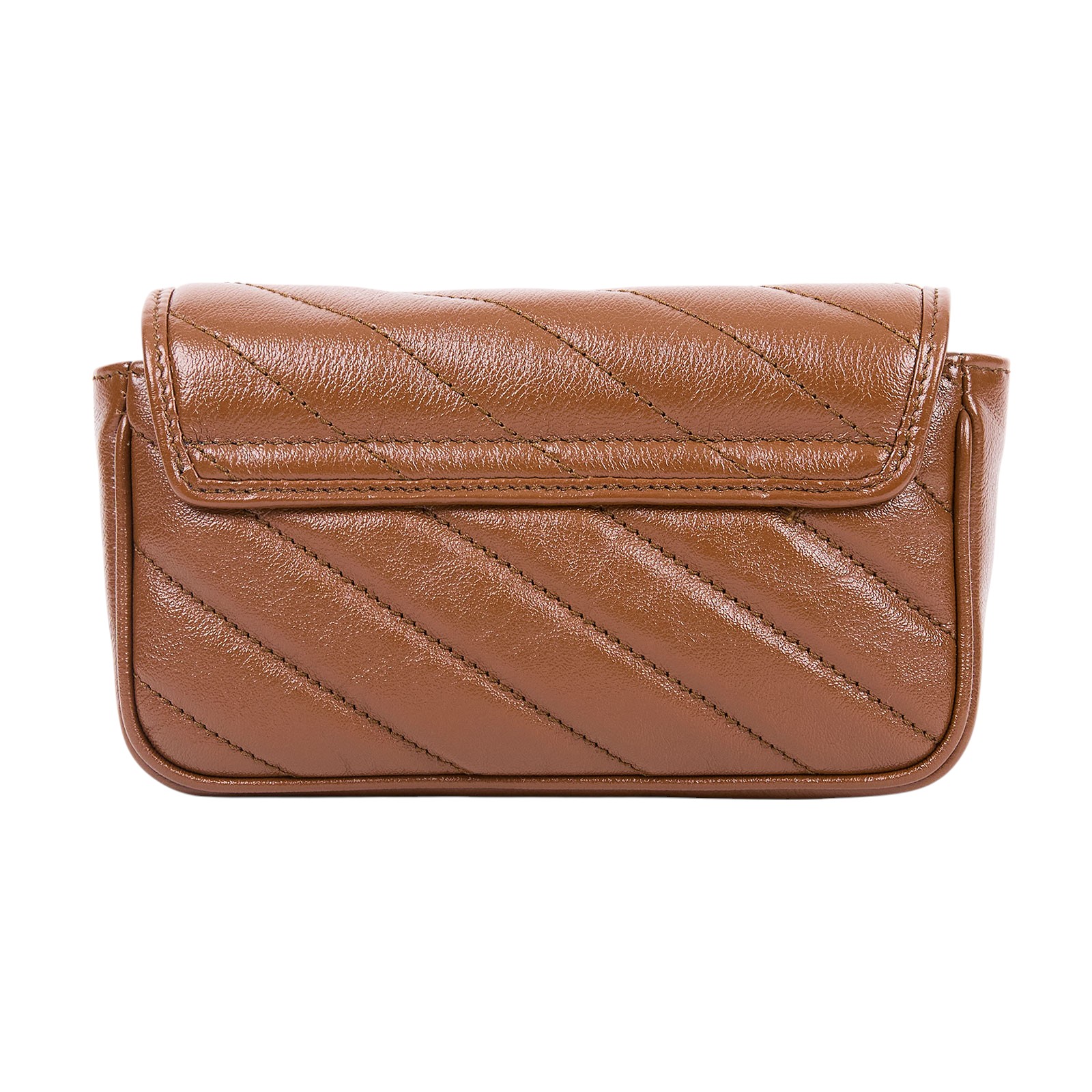 古馳 GUCCI GG Mormont 絎縫 超迷你袋 476433 咖MARMONT 無附屬品