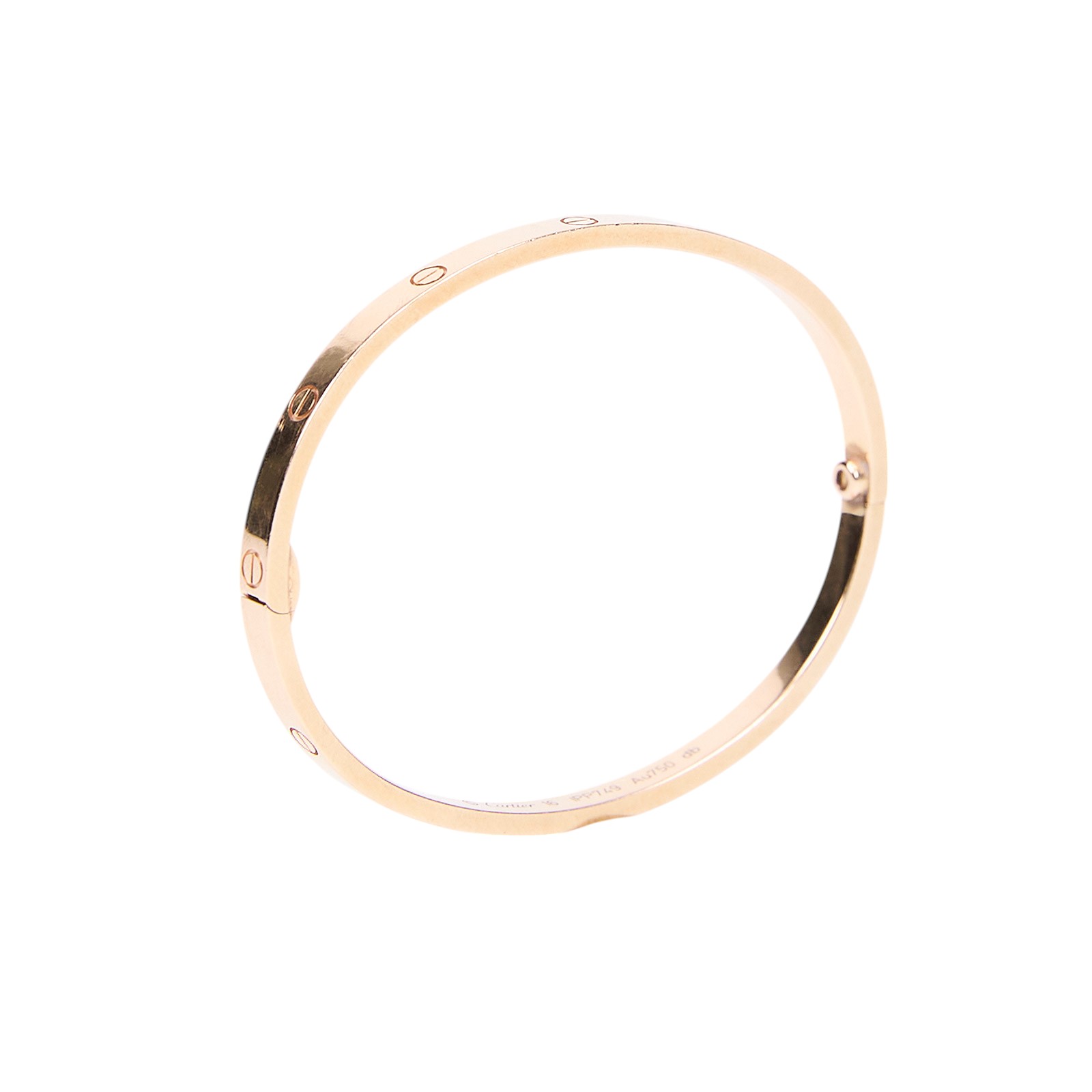 卡地亞 CARTIER Love 手環 小型款 B6047316 PG LOVE手環 細版 #16 原廠盒子/保證卡/購買證明