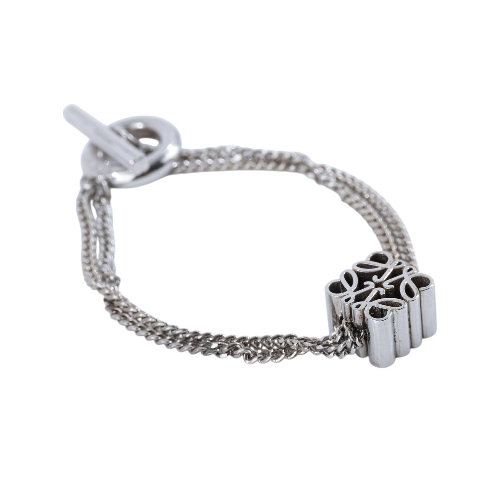 羅意威 LOEWE 墜飾手鍊  純銀手鍊#S 原廠盒子