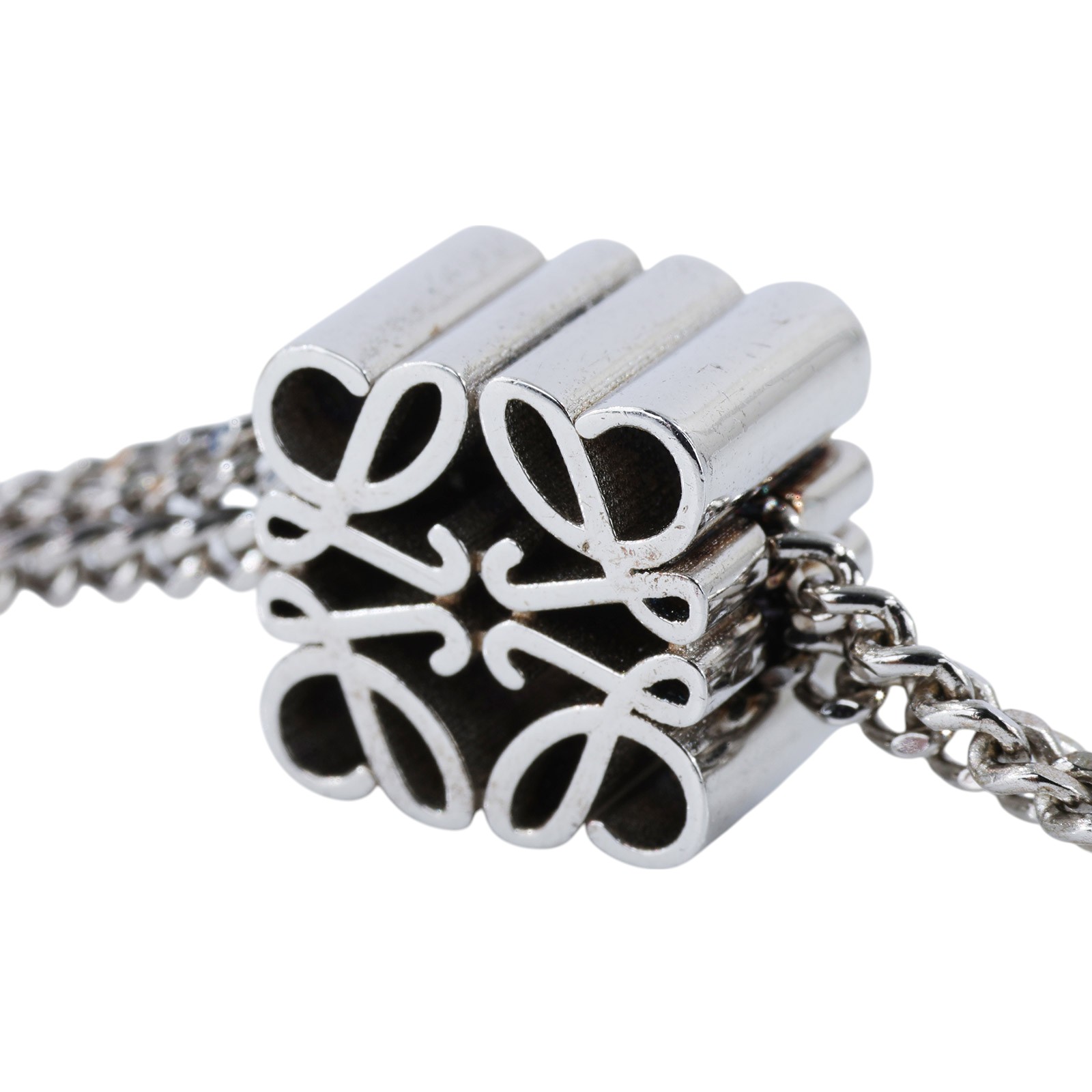 羅意威 LOEWE 墜飾手鍊  純銀手鍊#S 原廠盒子