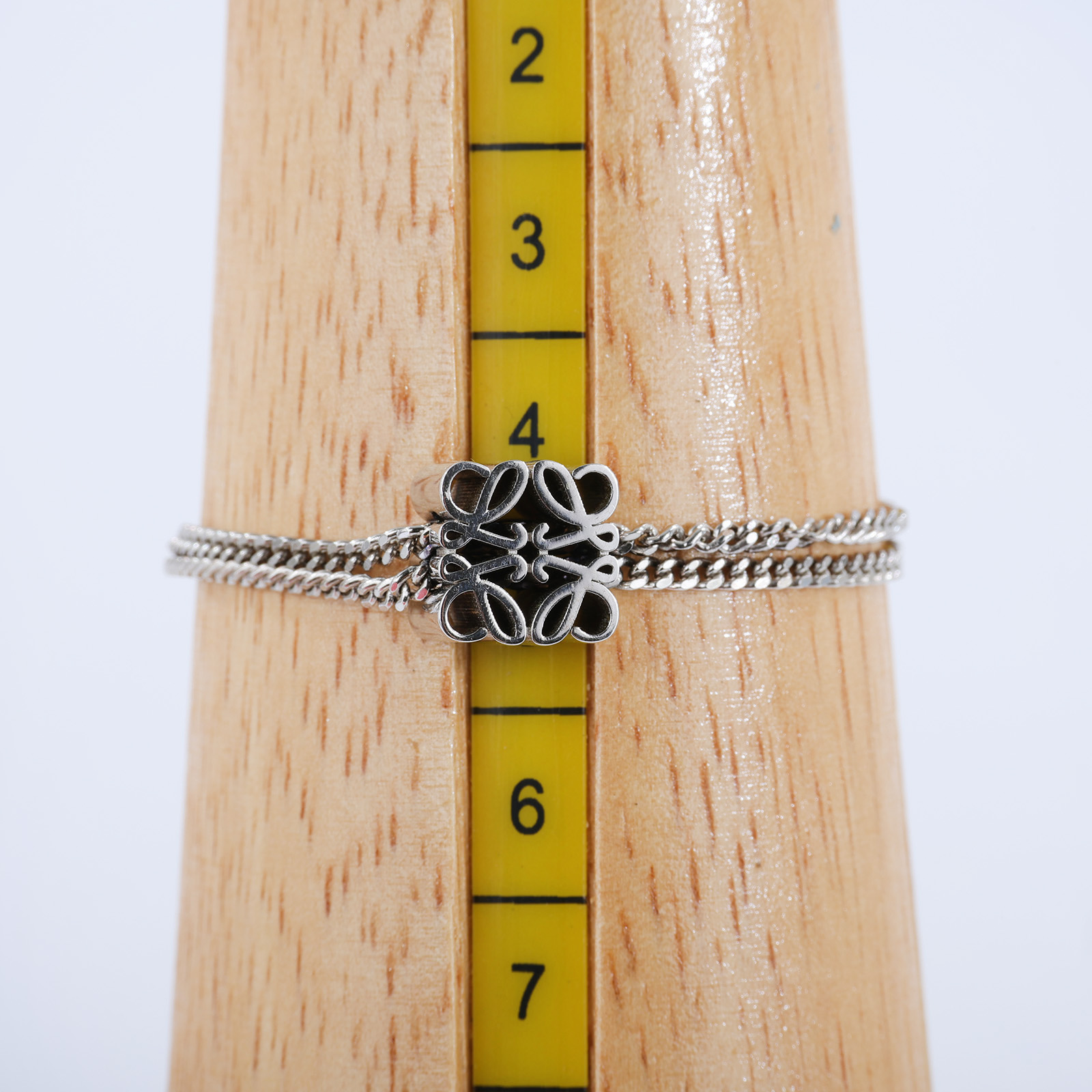 羅意威 LOEWE 墜飾手鍊  純銀手鍊#S 原廠盒子