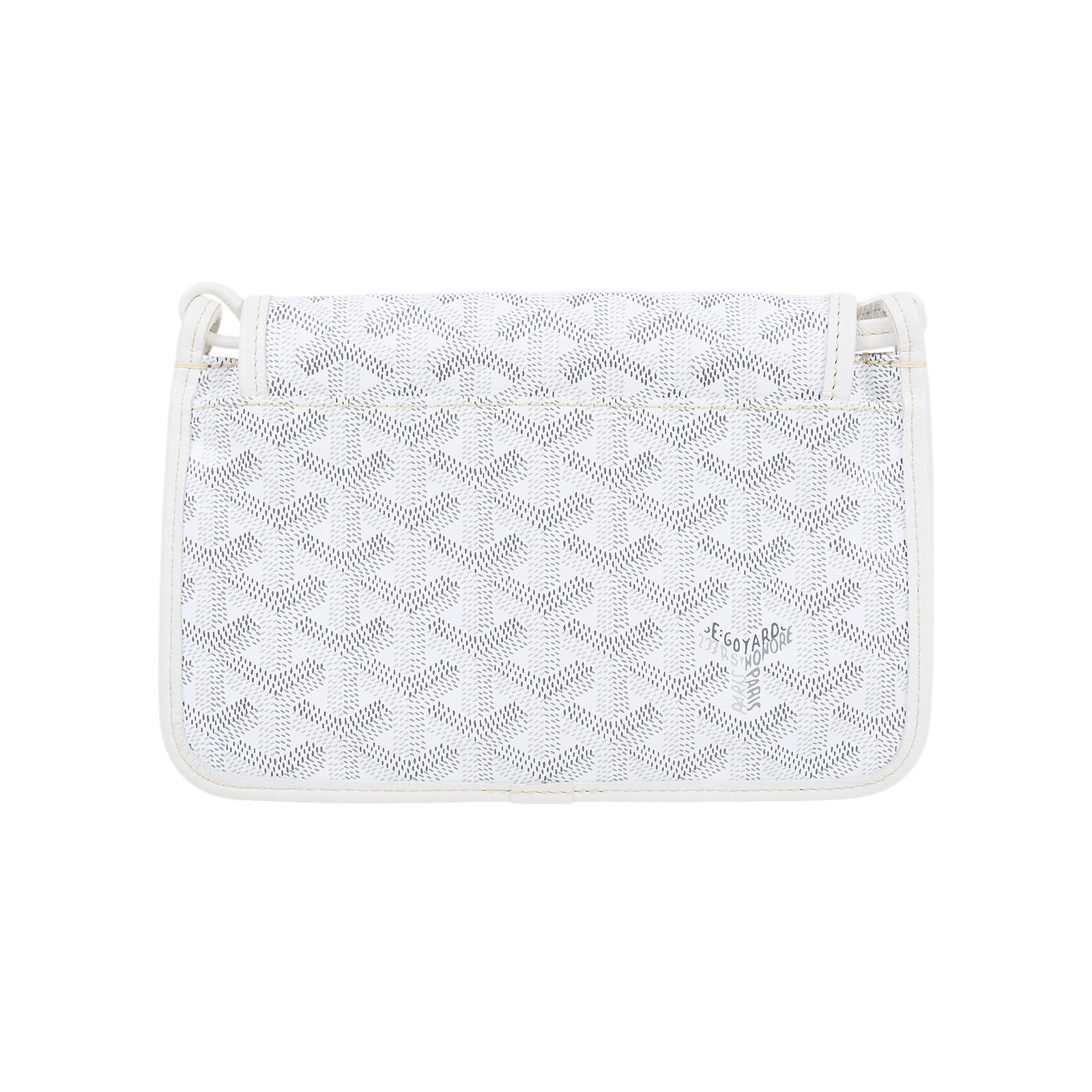 高雅德 GOYARD Plumet Pocket Wallet 肩背 隨身錢包 PLUMETPMLTY 白愛心PLUMET 防塵袋