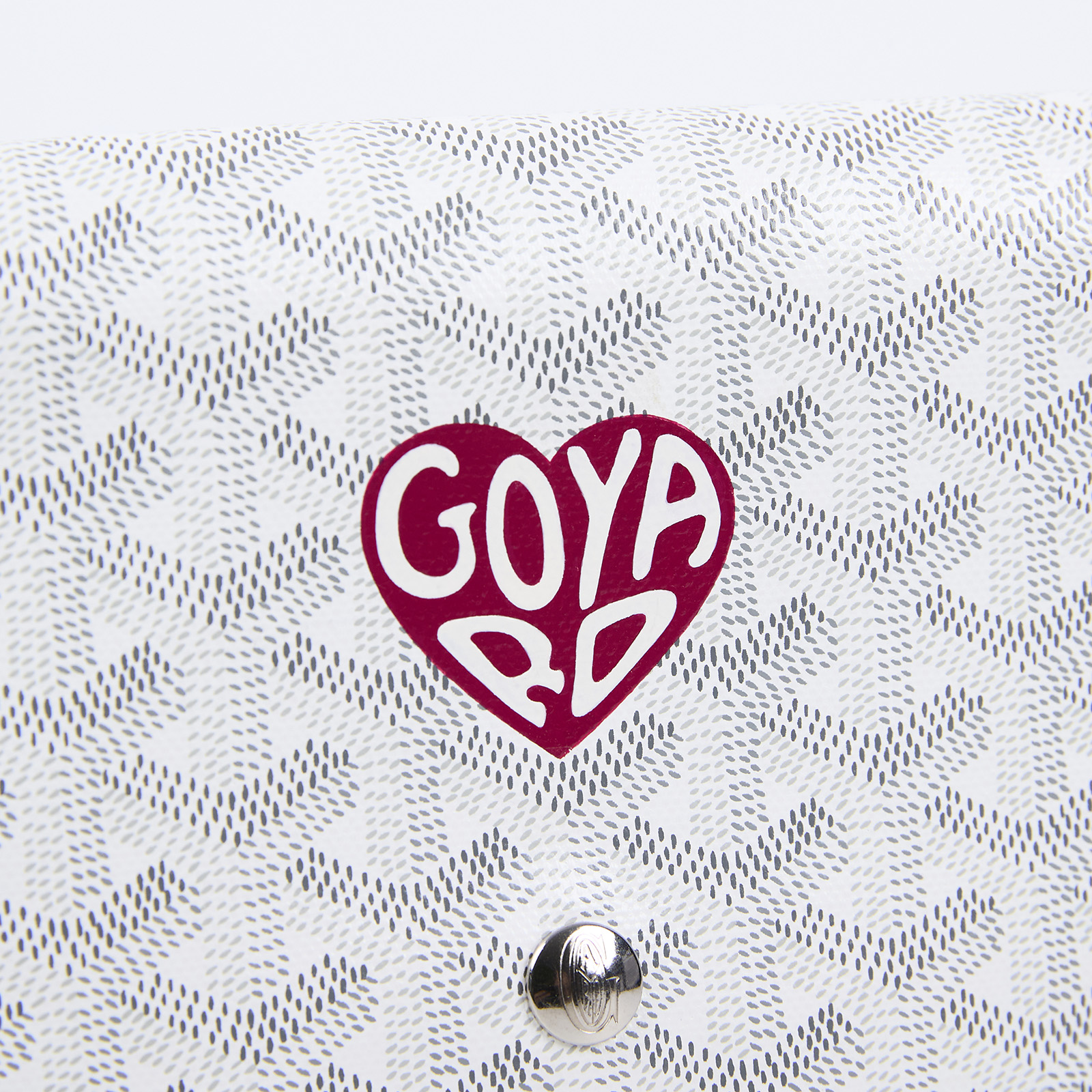 高雅德 GOYARD Plumet Pocket Wallet 肩背 隨身錢包 PLUMETPMLTY 白愛心PLUMET 防塵袋