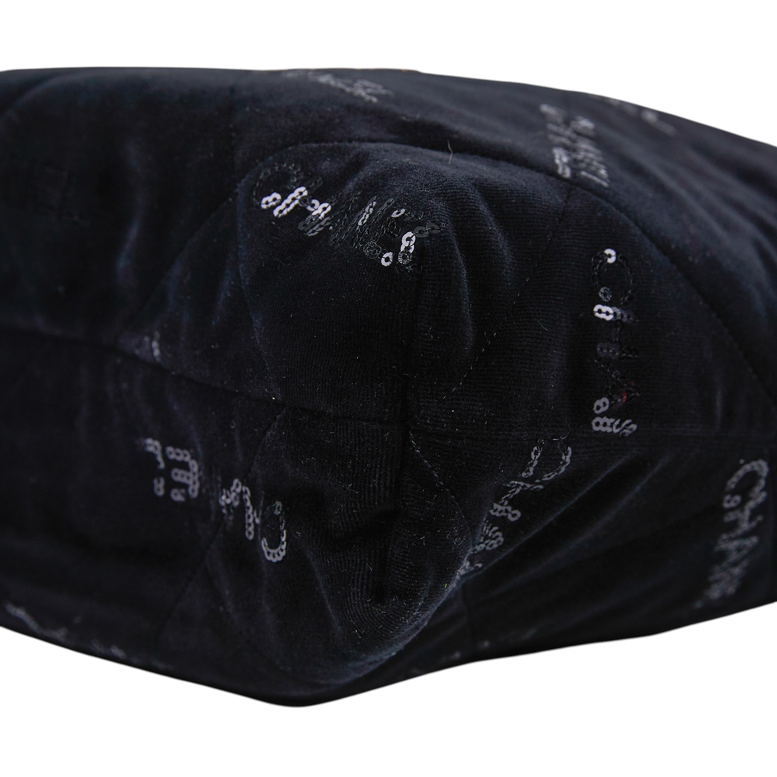 香奈兒 CHANEL 22 中型 束口包 AS3261 晶片款 黑絲絨亮片22包  中號 防塵袋