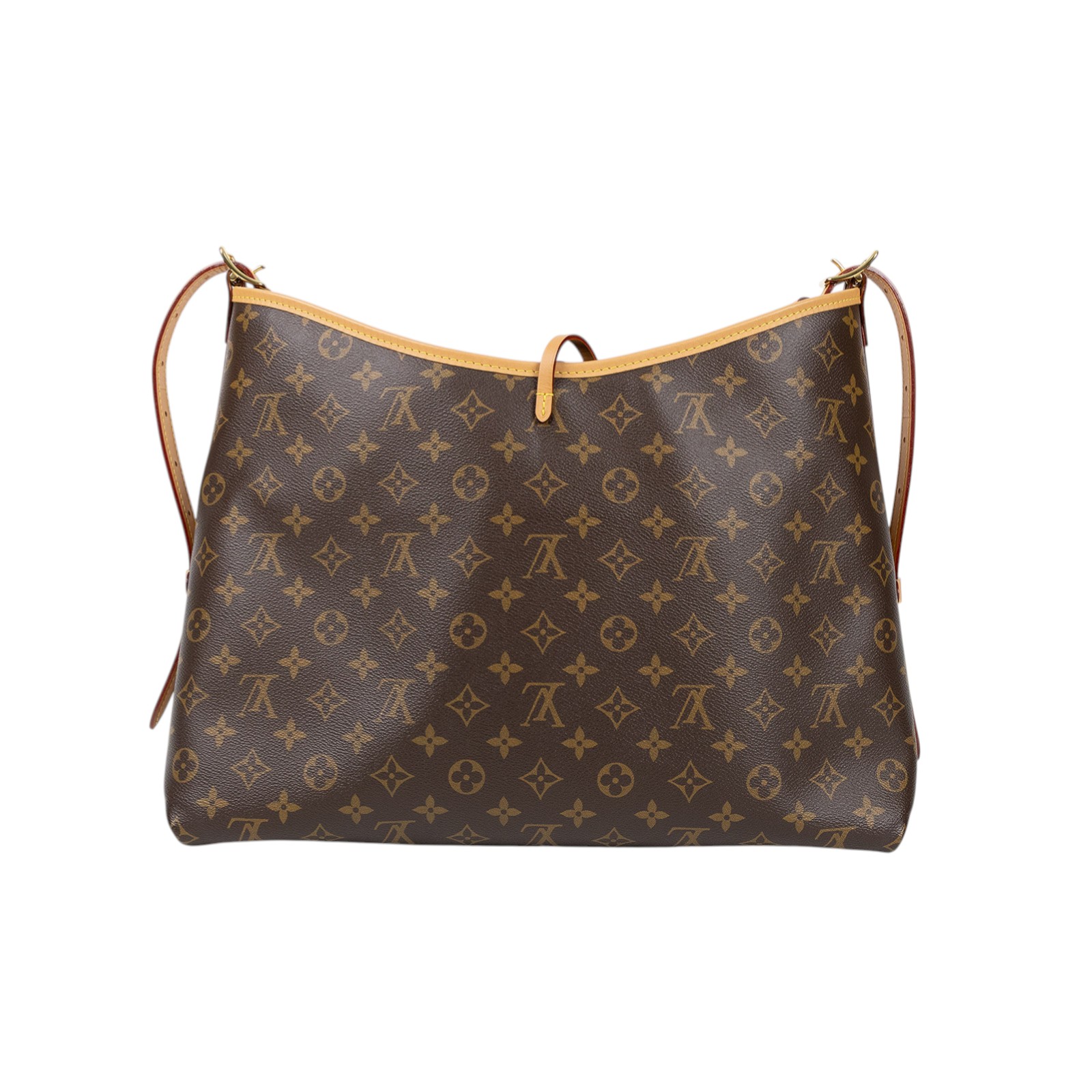 路易威登 LOUIS VUITTON CarryAll MM 原花 肩背包 M46197 晶片款 原花CARRYALL MM 原廠盒子/防塵袋/官網明細/內袋