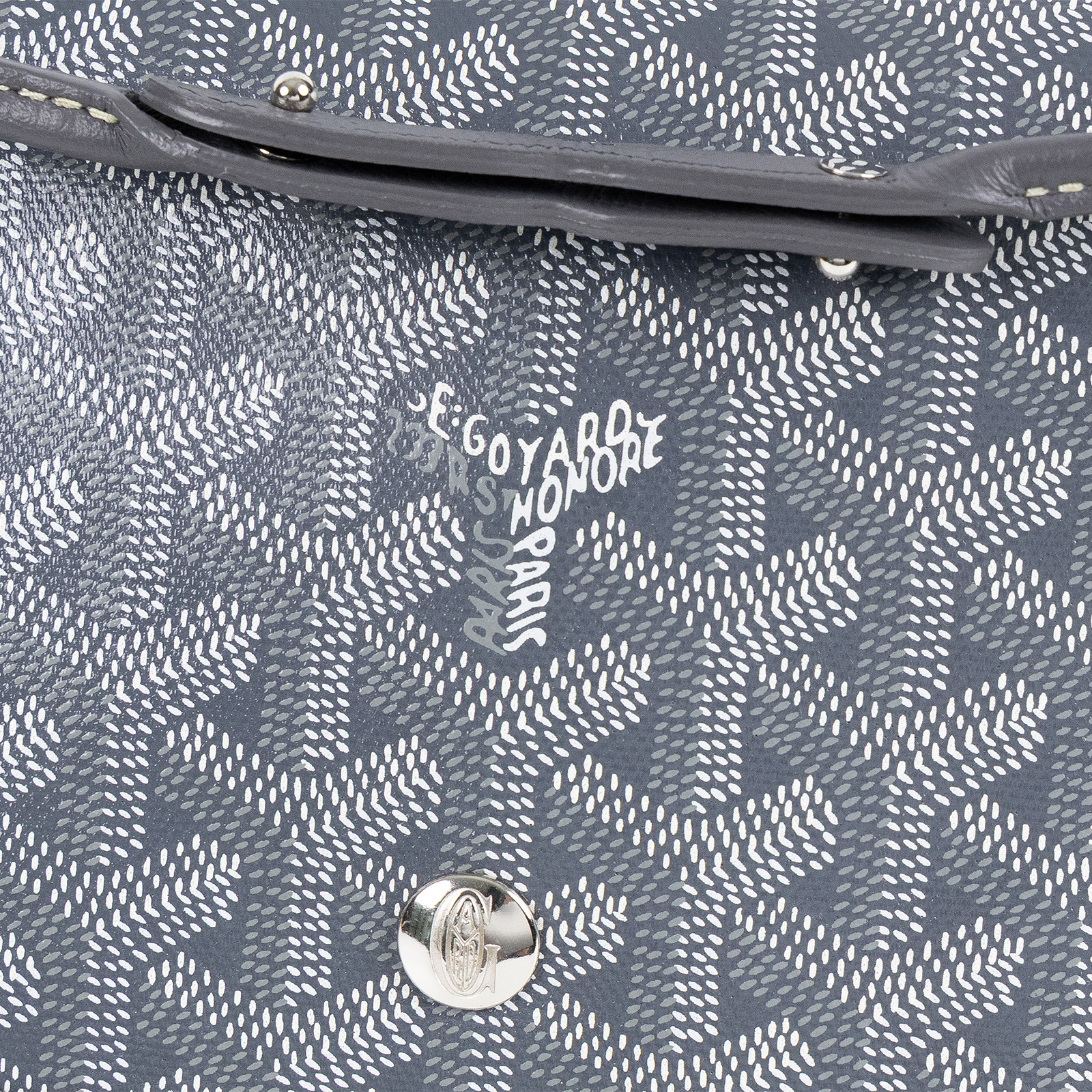 高雅德 GOYARD Plumet Pocket Wallet 肩背 隨身錢包 PLUMETPMLTY 灰色PLUMET 防塵袋/購買證明