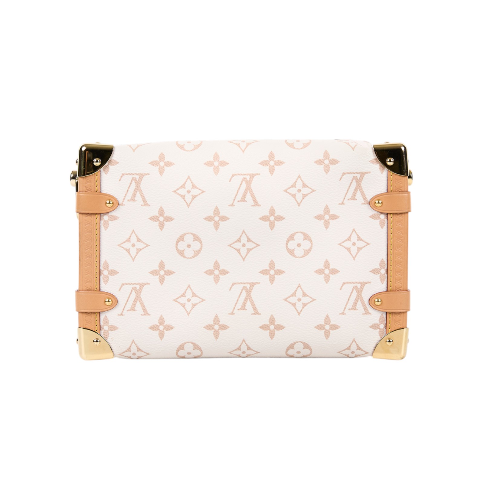 路易威登 LOUIS VUITTON Side Trunk MM 手提 肩背 箱包 M46907 晶片款  原廠盒子/防塵袋/日本購買證明/背帶
