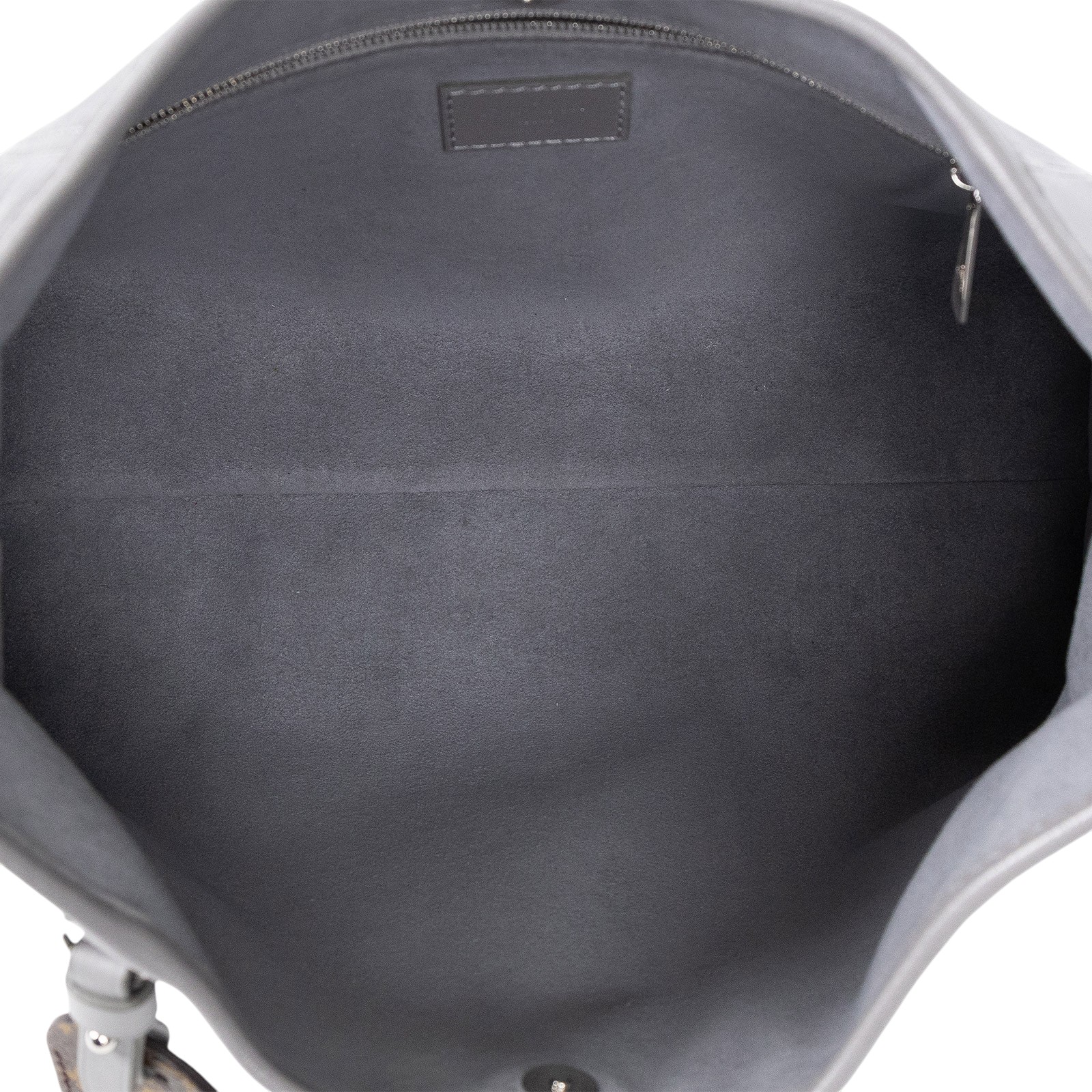 路易威登 LOUIS VUITTON CarryAll Cargo Vibe PM 手提包 灰色 M12579 晶片款  原廠盒子/防塵袋/皮背帶/銀鍊背帶