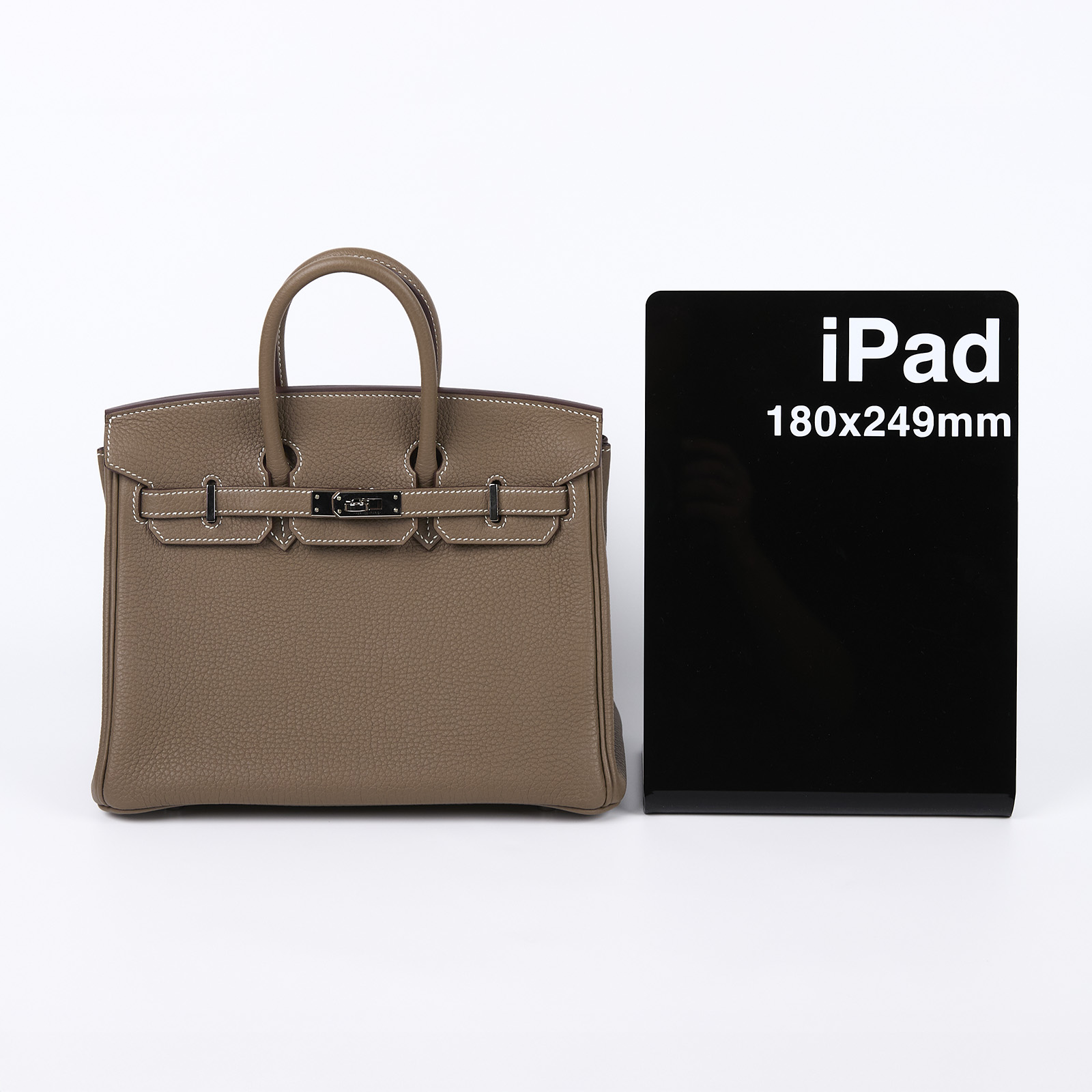 愛馬仕 Hermes Birkin Bag 柏金包 25 BK25 U刻 大象灰BIRKIN25 原廠盒子/防塵袋/雨衣