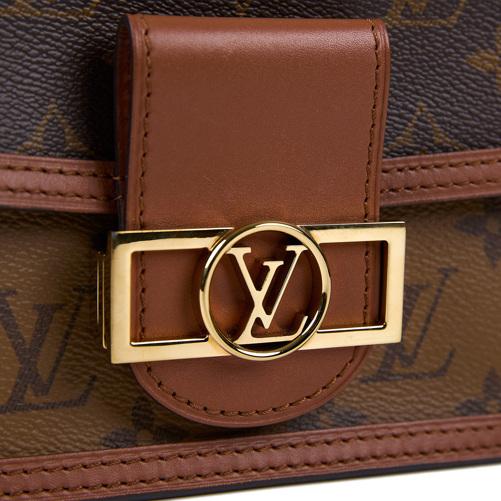 路易威登 LOUIS VUITTON Dauphine 鏈帶錢包 M68746 晶片款 原花DAUPHINE WOC 原廠盒子/防塵袋/購買證明