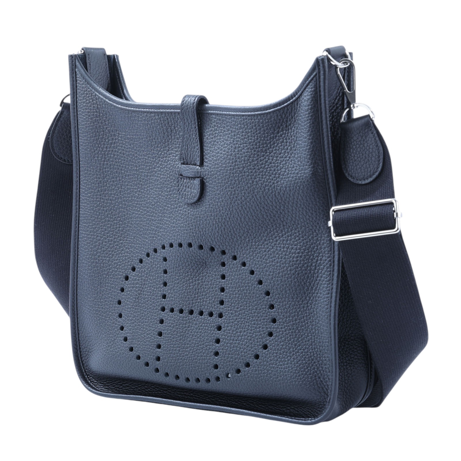 愛馬仕 Hermes Evelyne Bag 伊芙琳包 29 馬蹄型 H056277CK89 /B刻 黑EVELYNE 29 原廠盒子 /防塵袋/國外購買證明