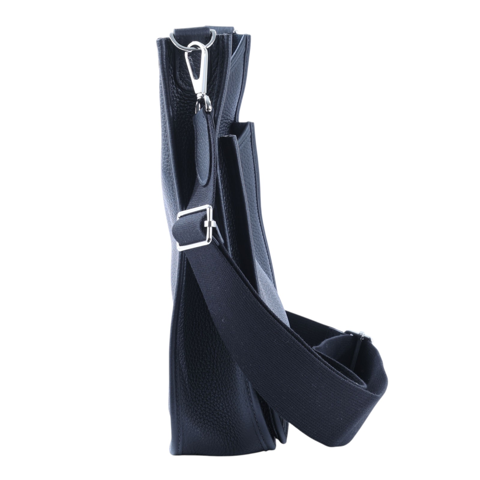 愛馬仕 Hermes Evelyne Bag 伊芙琳包 29 馬蹄型 H056277CK89 /B刻 黑EVELYNE 29 原廠盒子 /防塵袋/國外購買證明