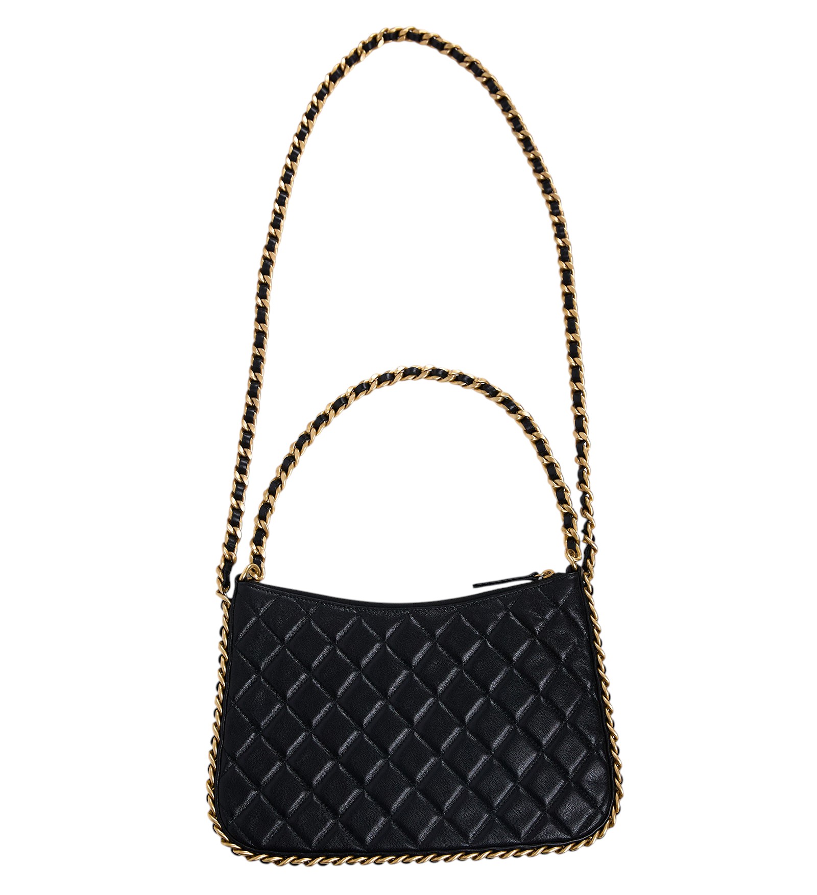 香奈兒 CHANEL 流浪包 Hobo Bag CC LOGO 斜背包  晶片款 HOBO金鍊斜背包 防塵袋