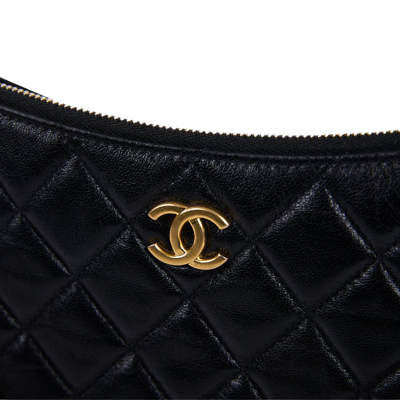 香奈兒 CHANEL 流浪包 Hobo Bag CC LOGO 斜背包  晶片款 HOBO金鍊斜背包 防塵袋