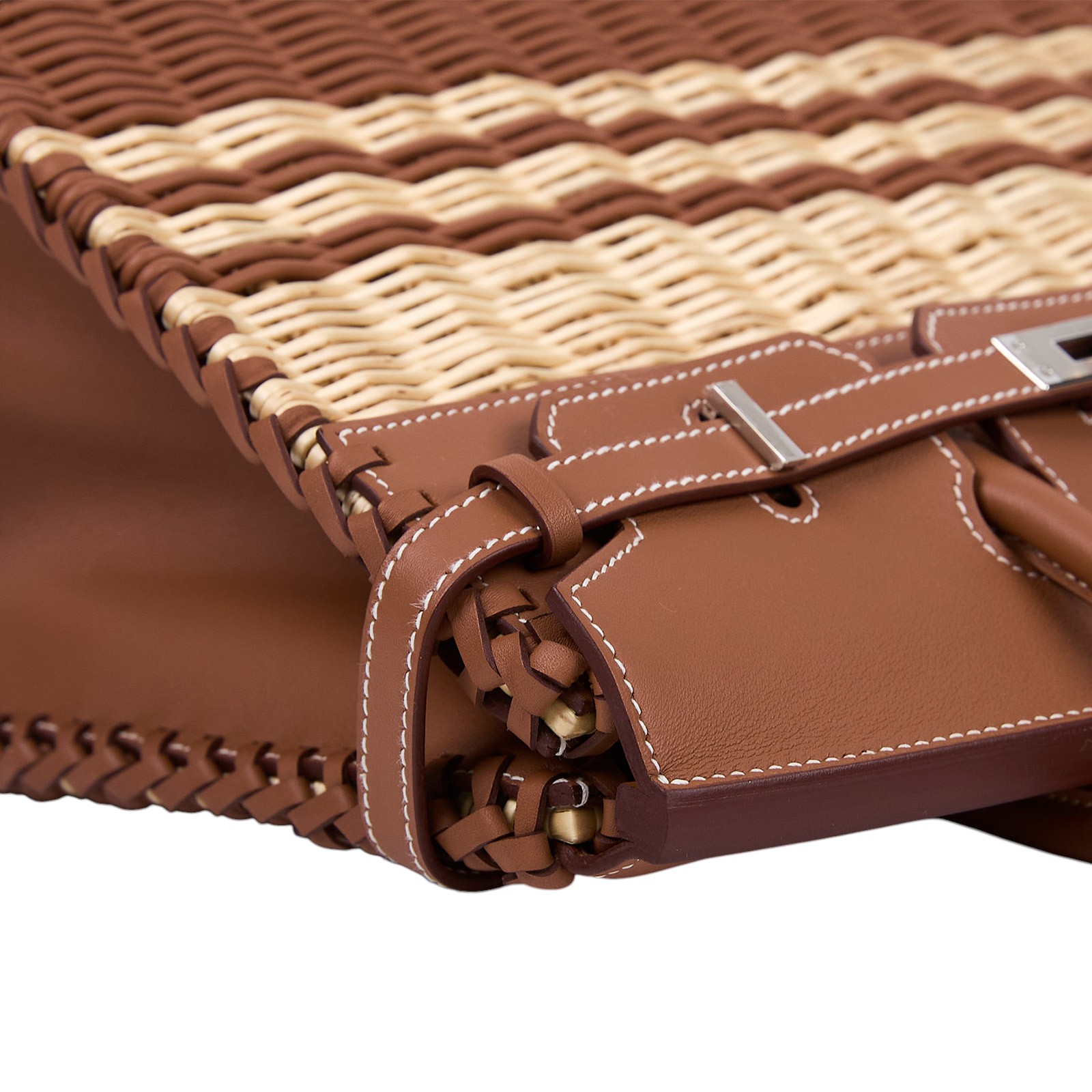 愛馬仕 Hermes Picnic Birkin Bag 柏金包 25 BK25PIC B刻  防塵袋/鎖組/海外購買證明