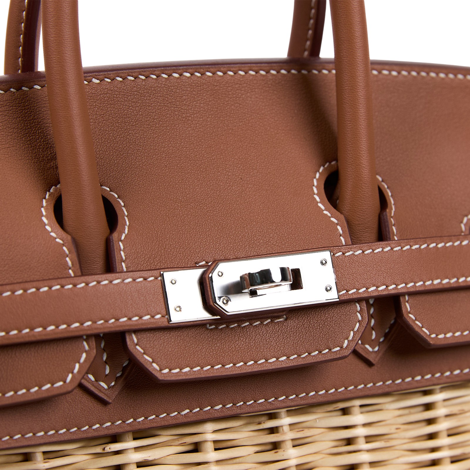 愛馬仕 Hermes Picnic Birkin Bag 柏金包 25 BK25PIC B刻  防塵袋/鎖組/海外購買證明