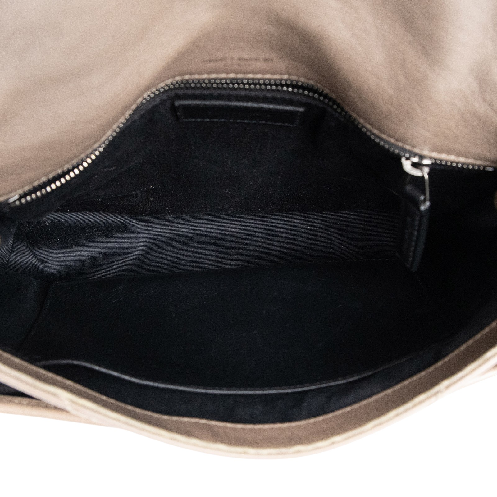 聖羅蘭 YSL SAINT LAURENT Niki 復古皮革 中型手袋 銀色五金 6331580EN04 灰NIKI中號 無附屬品