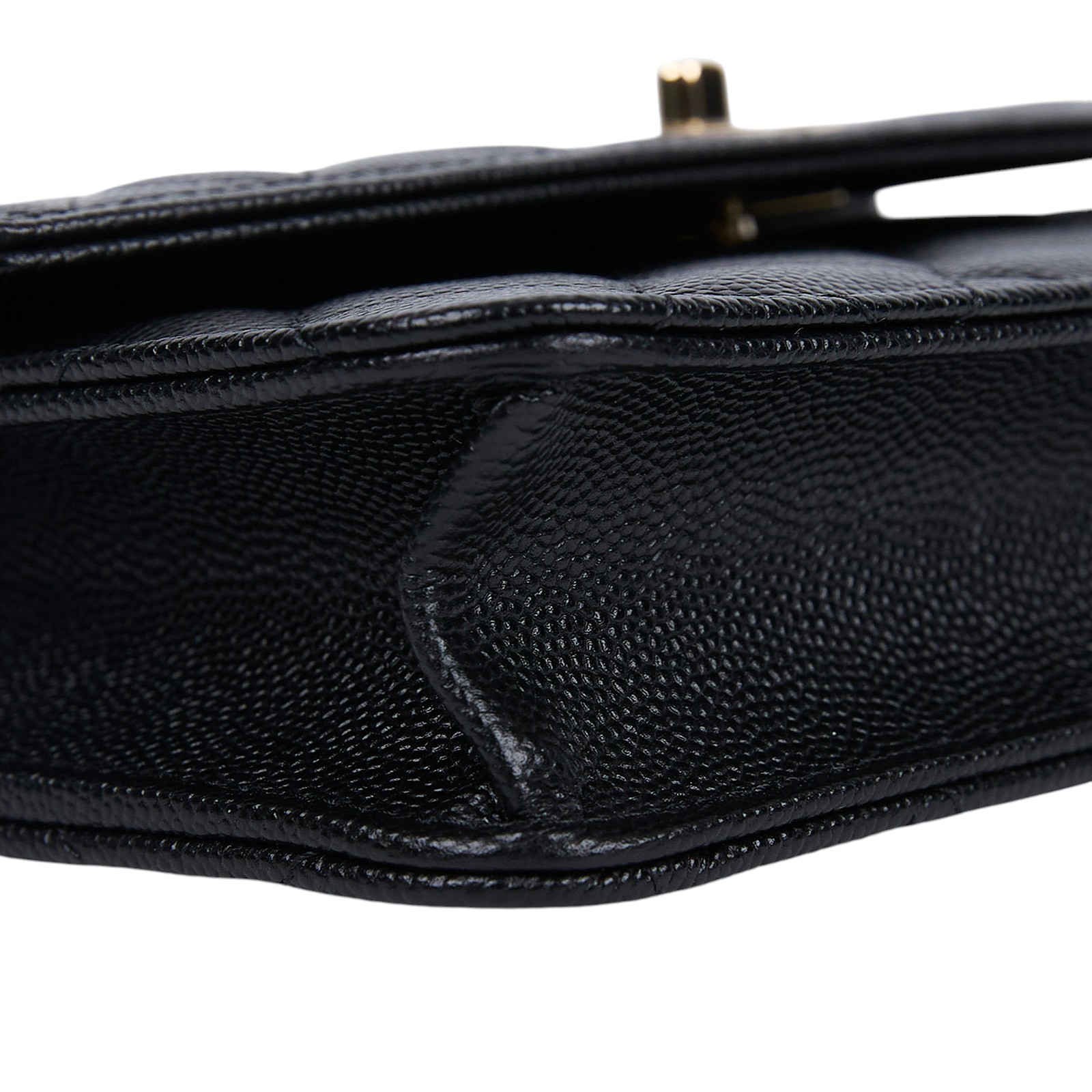 香奈兒 CHANEL 25C  WOC 荔枝 肩背包 AP4406 晶片款 黑荔枝手提練包 防塵袋