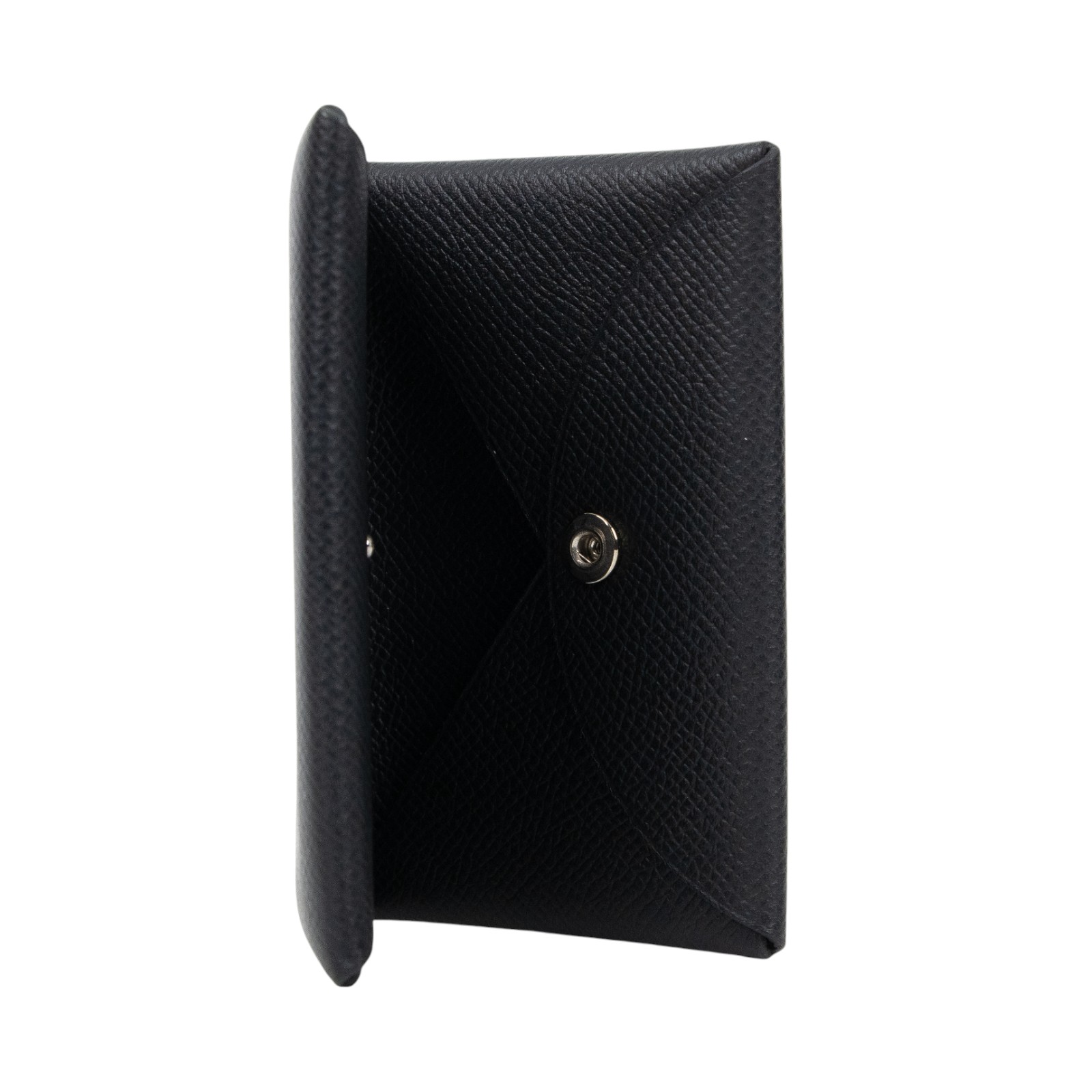 愛馬仕 Hermes Calvi Duo 卡包 黑色 銀色五金 H04164CK89 Y刻 黑CALVI 原廠盒子/購買證明