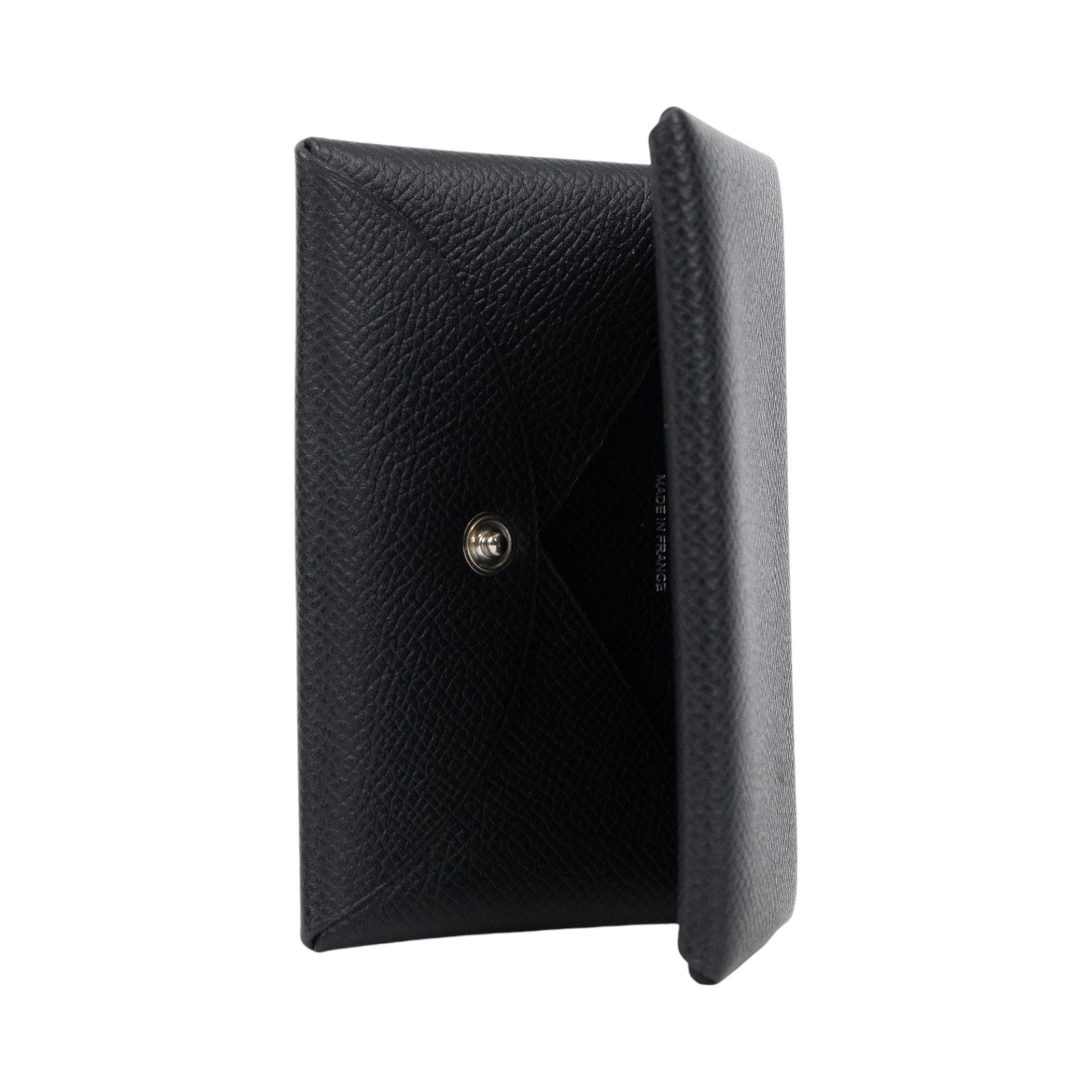 愛馬仕 Hermes Calvi Duo 卡包 黑色 銀色五金 H04164CK89 Y刻 黑CALVI 原廠盒子/購買證明