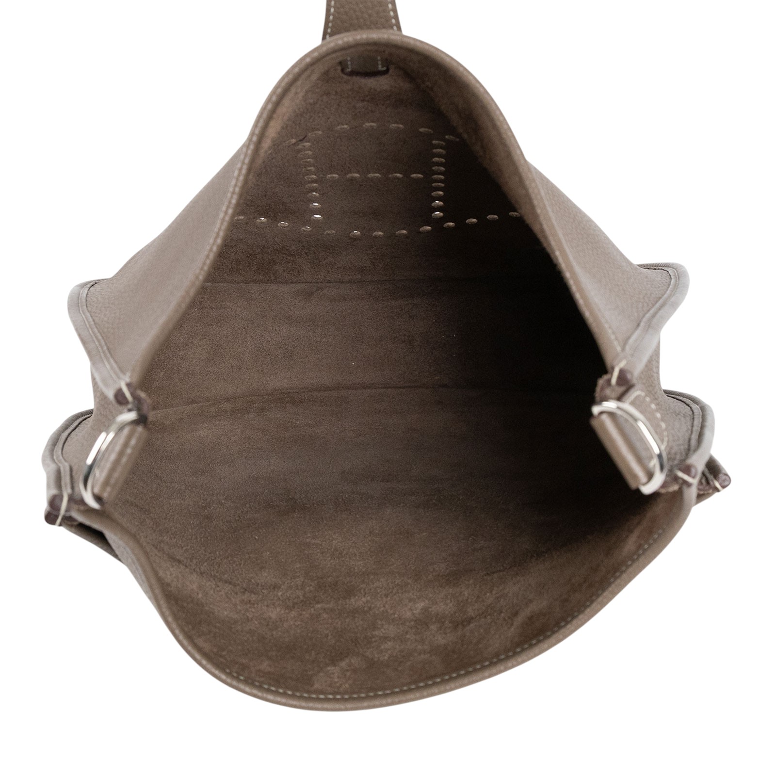 愛馬仕 Hermes Evelyne Bag 伊芙琳包 29 馬蹄型 EV29 T刻 大象灰EVELYNE29 防塵袋/原廠盒子