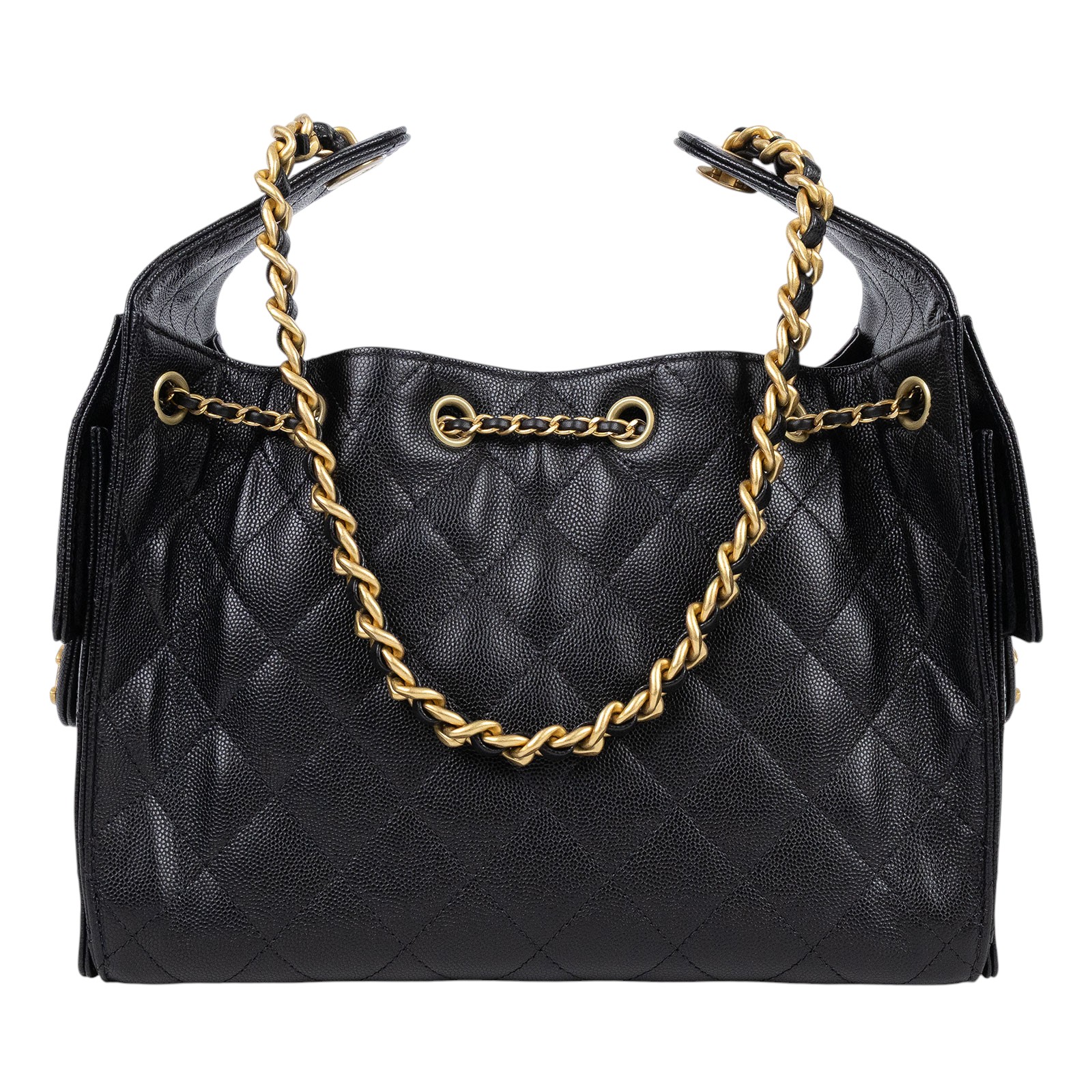 香奈兒 CHANEL 25 小型包 AS5293 B20304 黑色金釦25小型HOBO 原廠盒子/防塵袋/購買證明