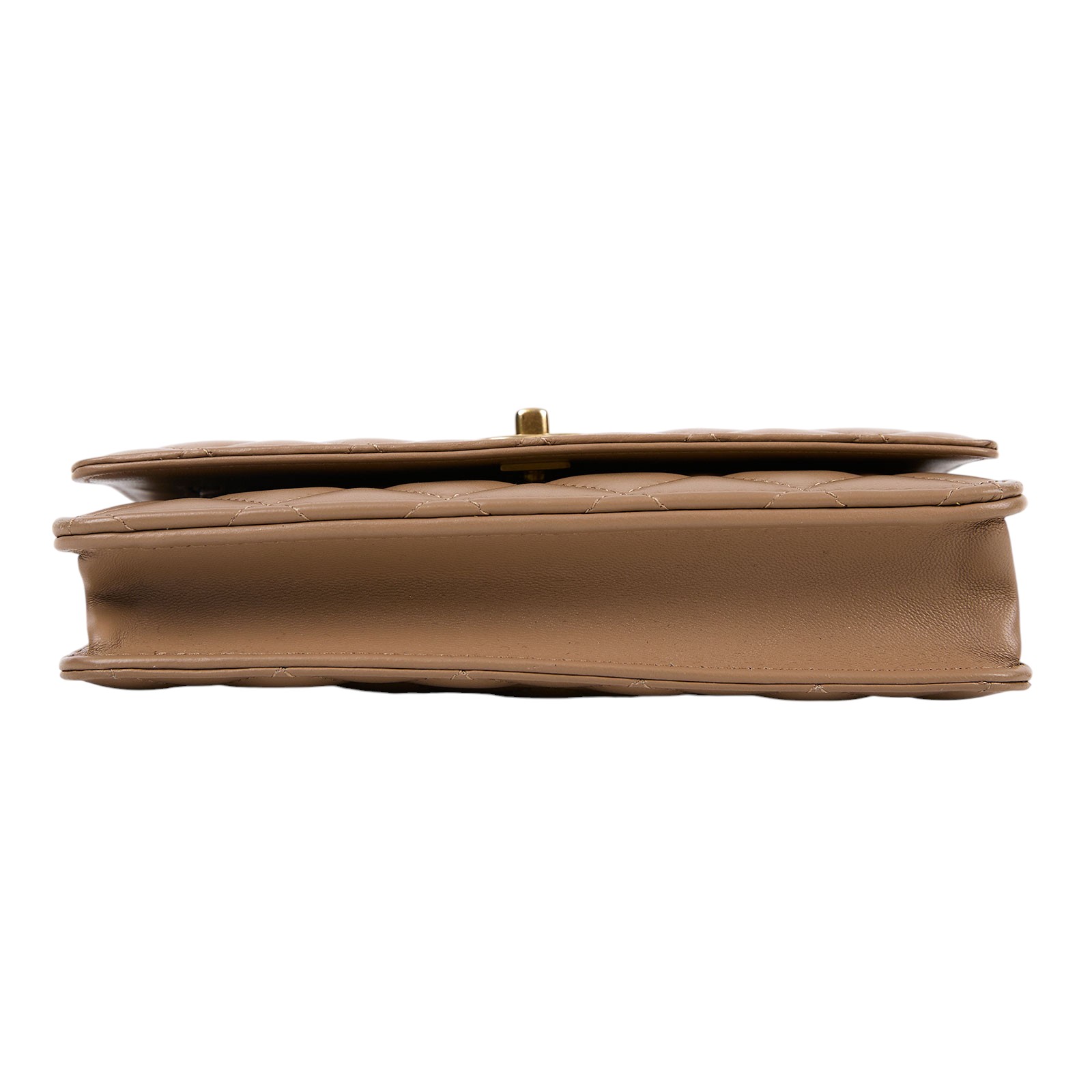 香奈兒 CHANEL 菱格紋 WOC 金球 鍊帶包 AP1450 B02916 晶片款 泰奶金球WOC 防塵袋