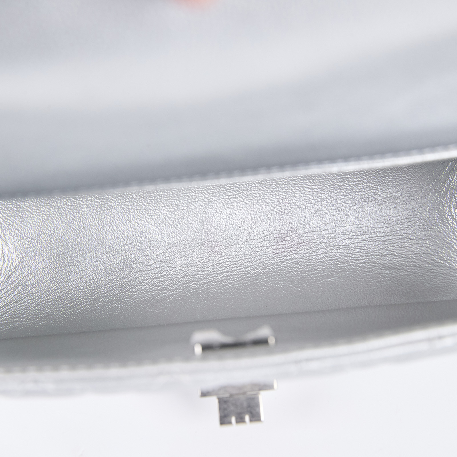 香奈兒 CHANEL 2.55 迷你 口蓋包 AS0874 晶片款 銀色2.55 20CM 無附屬品