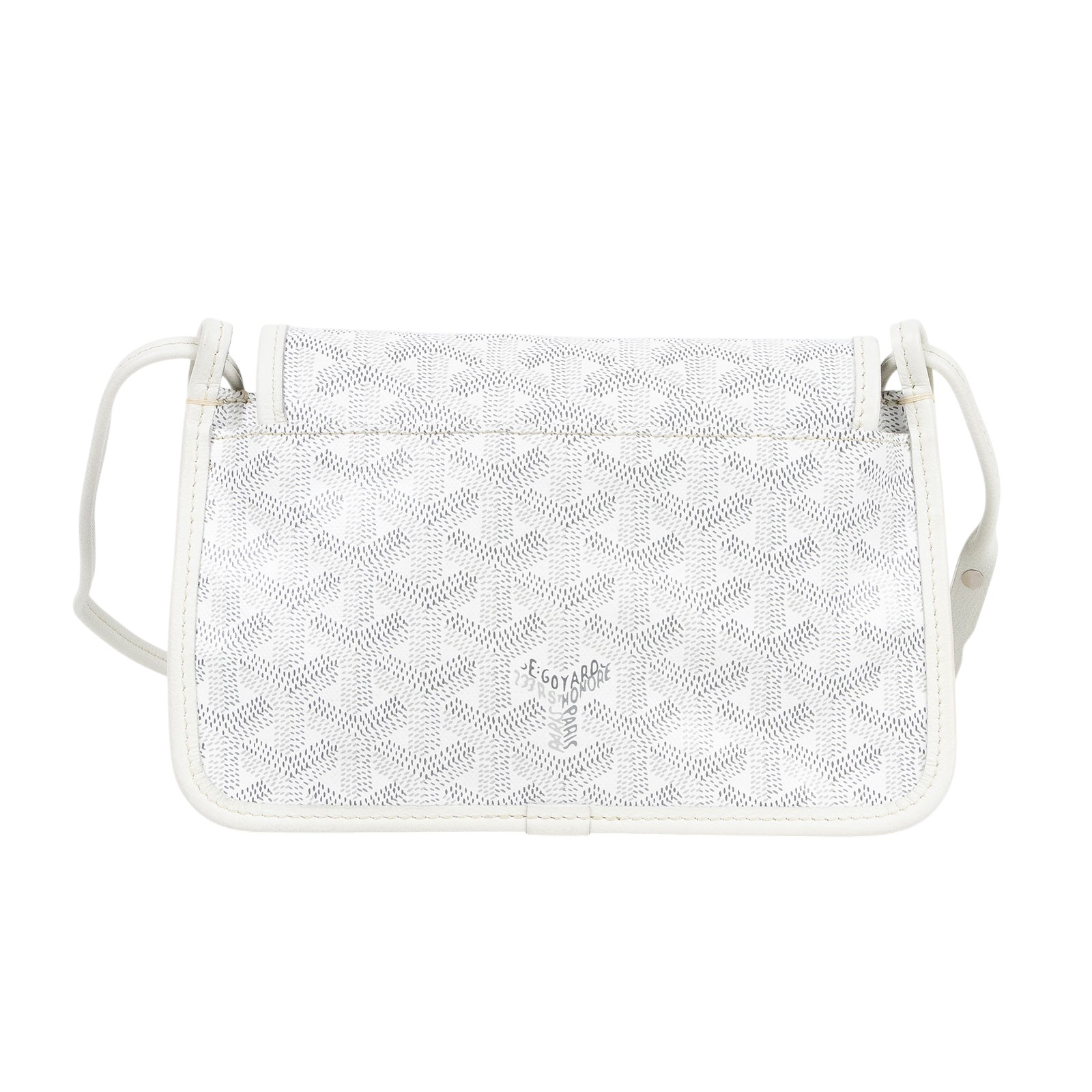 高雅德 GOYARD Plumet Pocket Wallet 肩背 隨身錢包 PLUMETPMLTY 白PLUMET 防塵袋