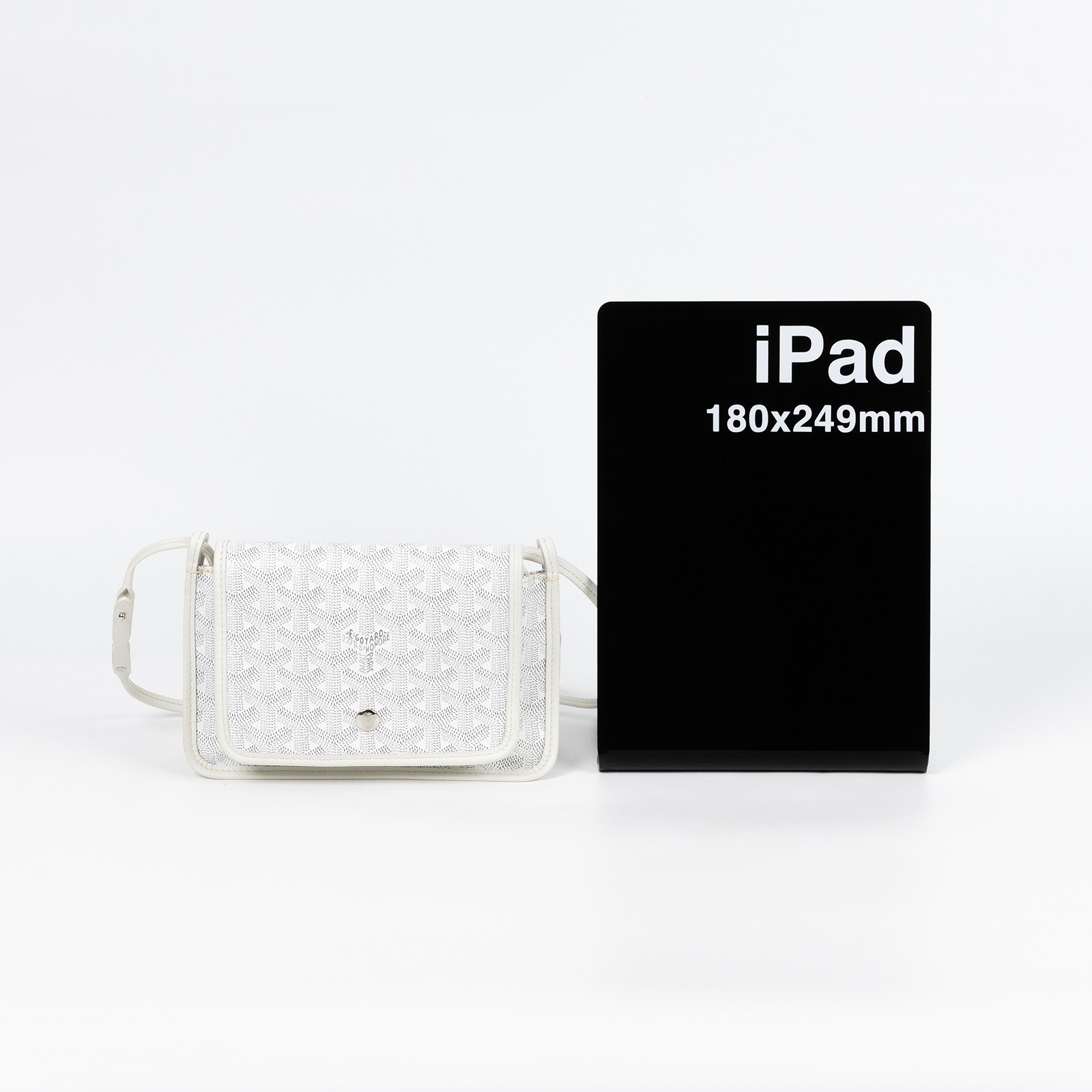 高雅德 GOYARD Plumet Pocket Wallet 肩背 隨身錢包 PLUMETPMLTY 白PLUMET 防塵袋