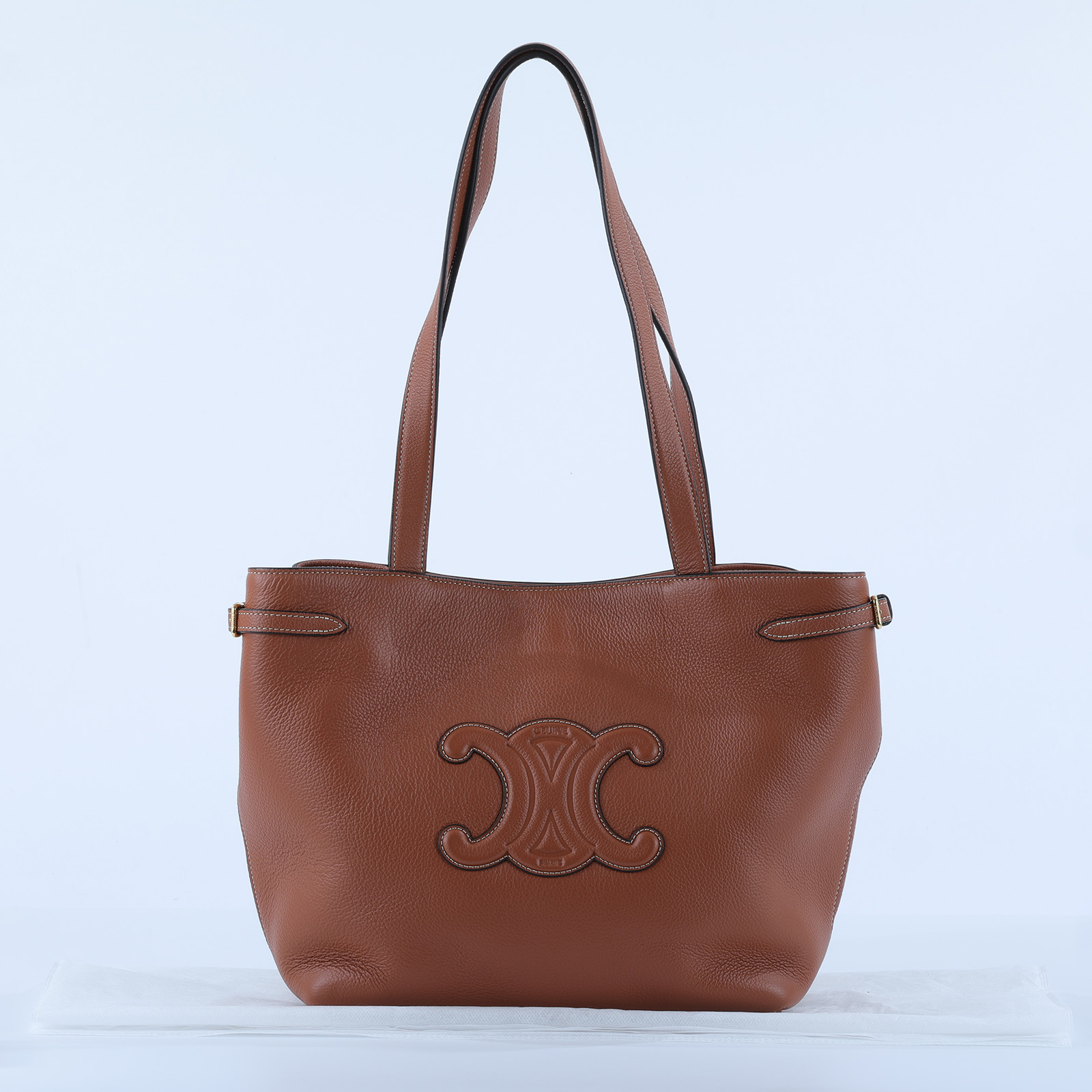 思琳 CELINE Cabas 小型 手袋 118233ENY 焦糖CABAS ANAÏS CUIR TRIOMPHE 托特包 無附屬品