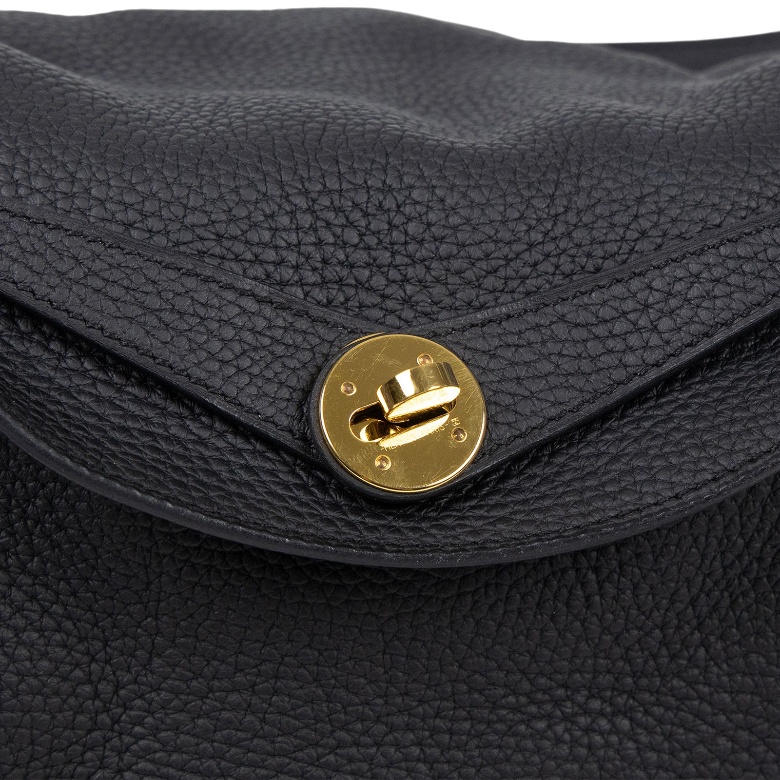 愛馬仕 Hermes Lindy 琳迪包 30 黑色 金色五金 H051614CC89 A刻/ 黑LINDY30 原廠盒子/防塵袋/雨衣
