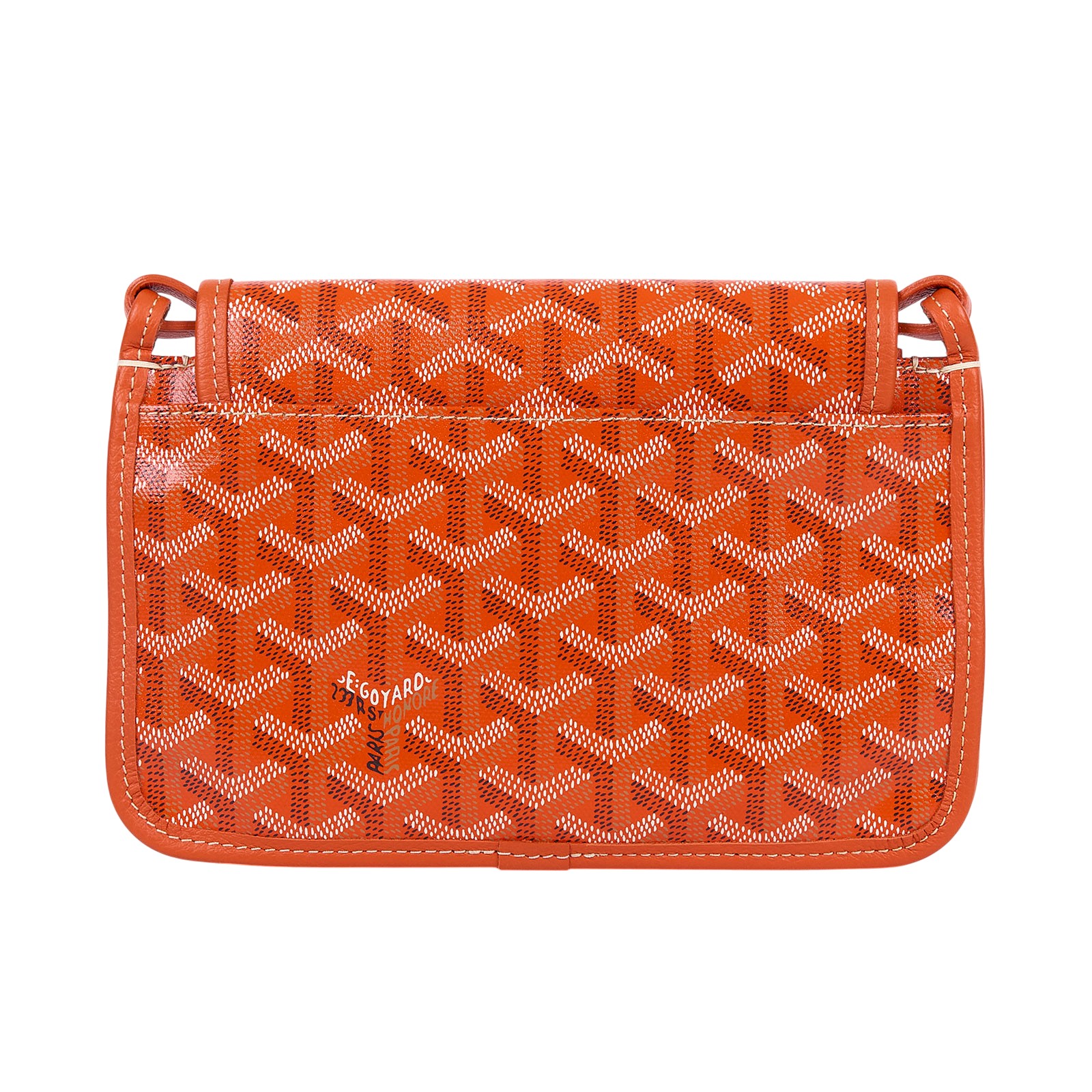 高雅德 GOYARD Plumet Pocket Wallet 肩背 隨身錢包 PLUMETPMLTY 橘色愛心PLUMET 防塵袋