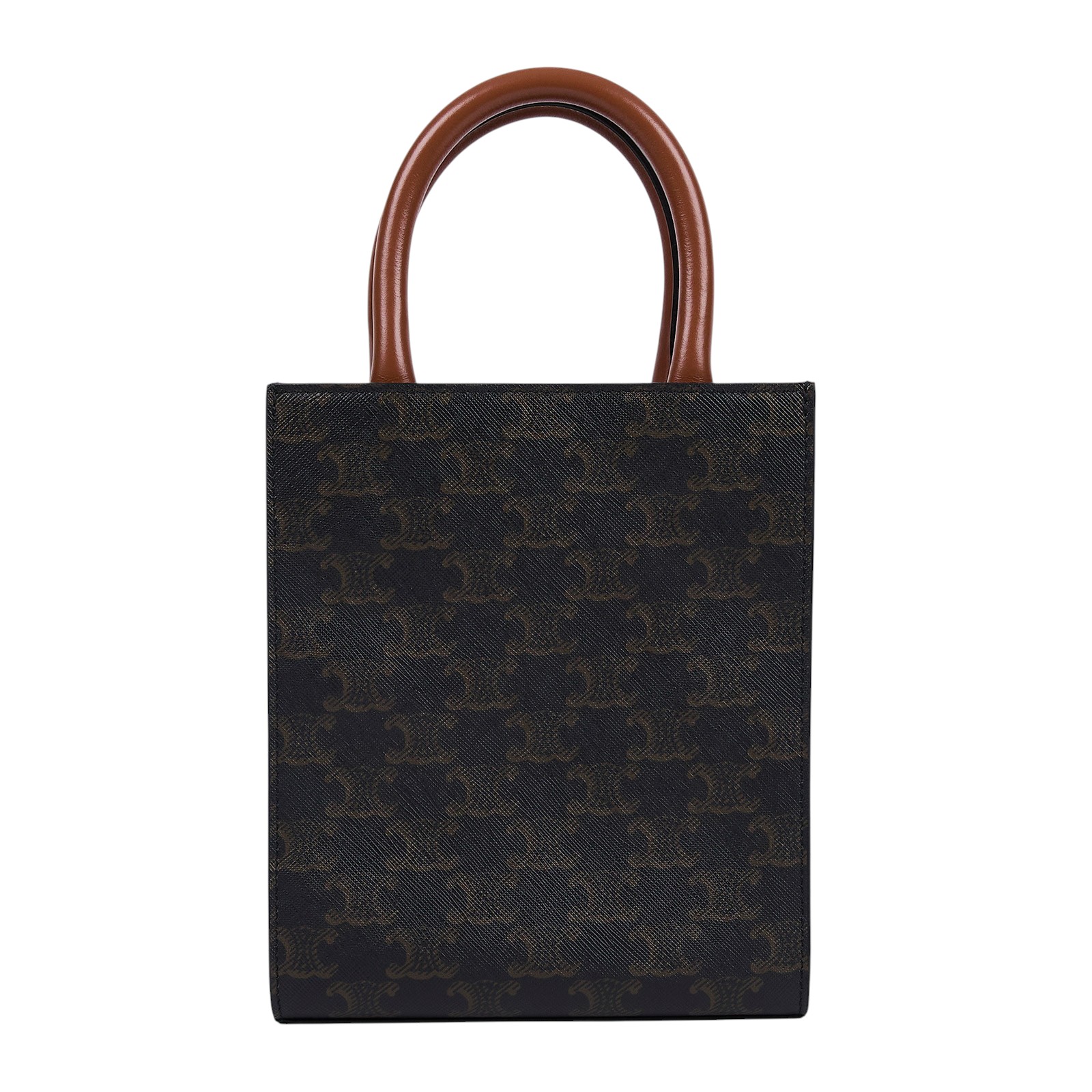 思琳 CELINE Triomphe帆布 迷你 直式 Cabas 肩背 手提包 194372BZK 凱旋琴譜包 防塵袋