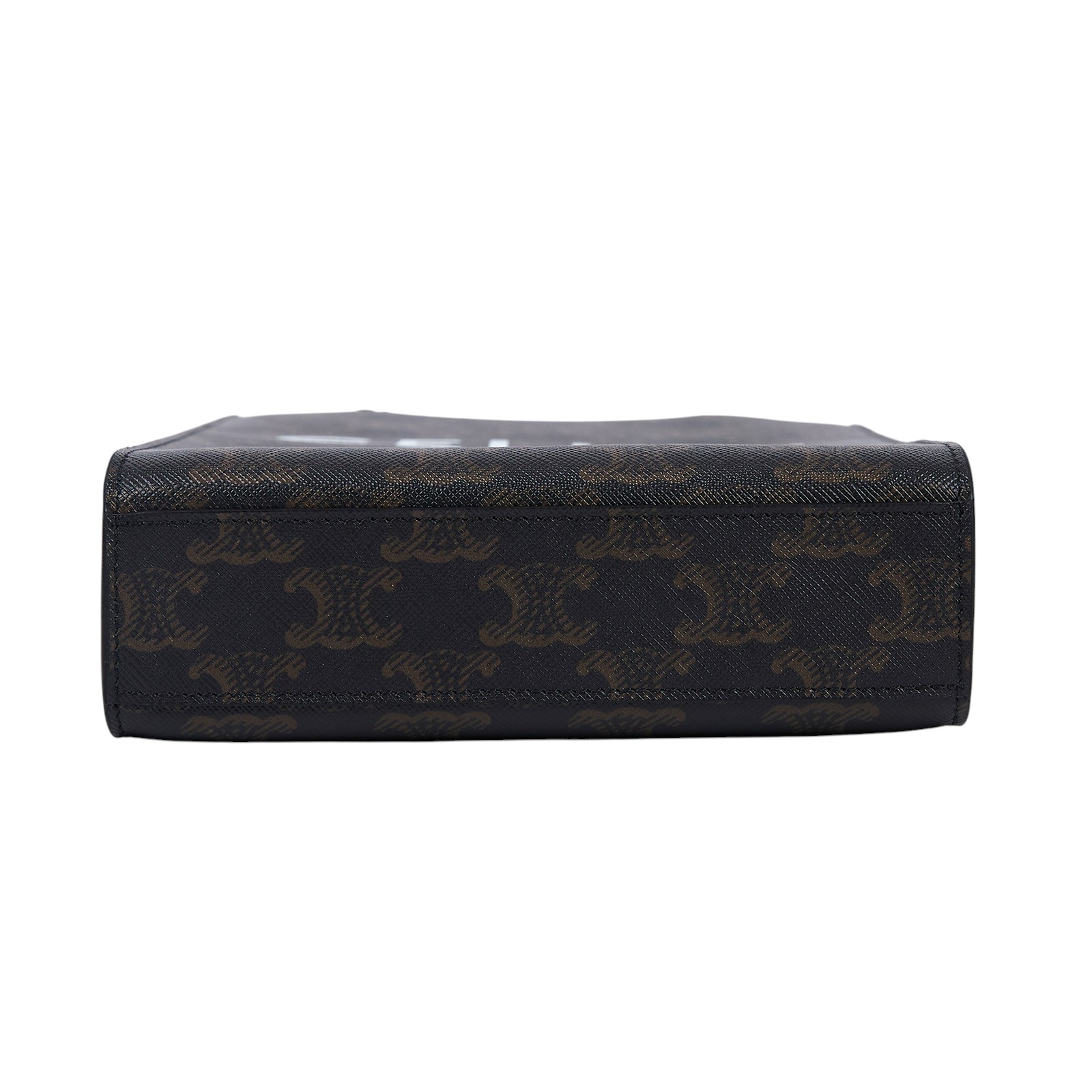 思琳 CELINE Triomphe帆布 迷你 直式 Cabas 肩背 手提包 194372BZK 凱旋琴譜包 防塵袋