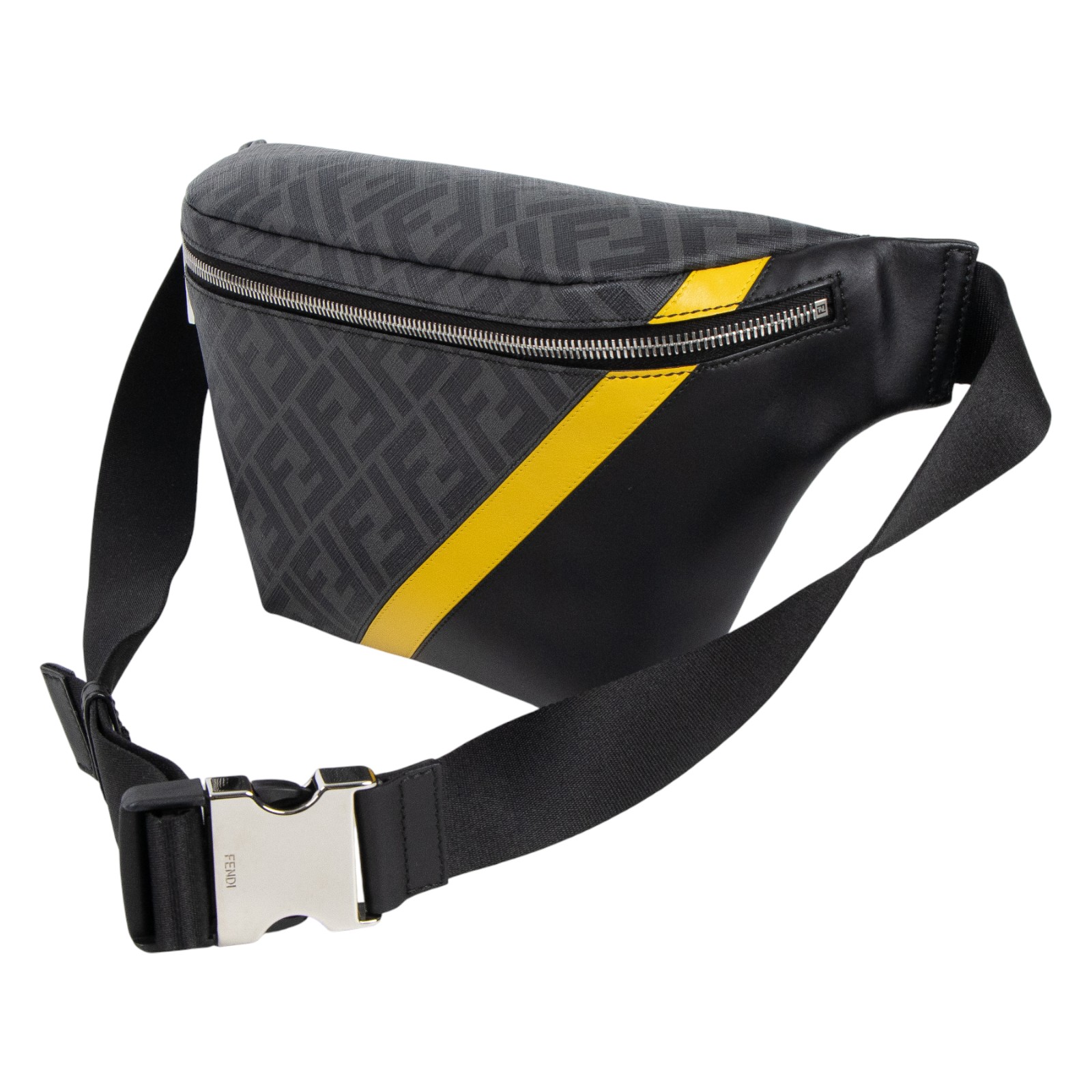 芬迪 FENDI 腰包 7VA434A9XS 黑色FF腰包 防塵袋