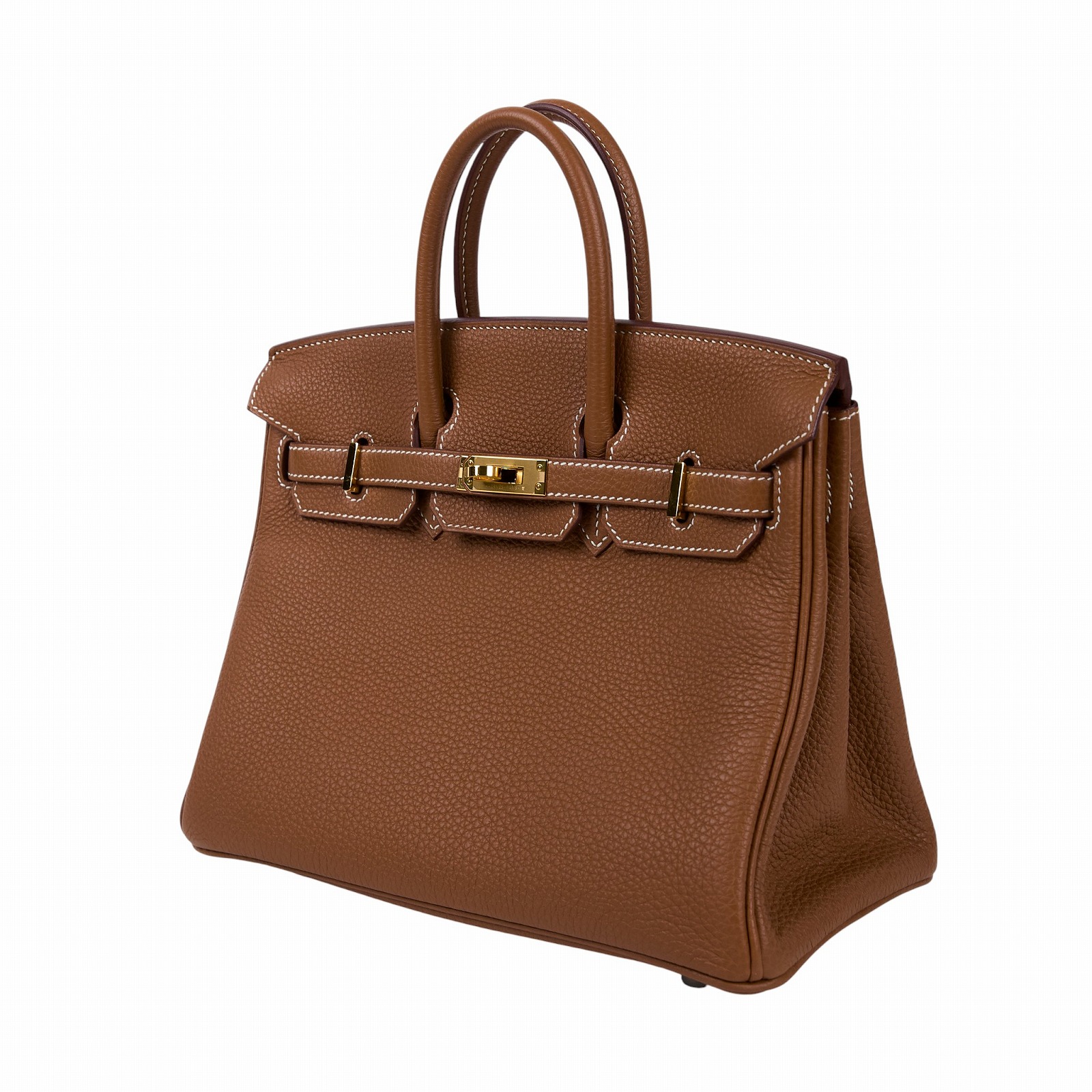 愛馬仕 Hermes Birkin Bag 柏金包 25 BK25 B刻 金棕BIRKIN25 TOGO 原廠盒子/防塵袋/鎖組