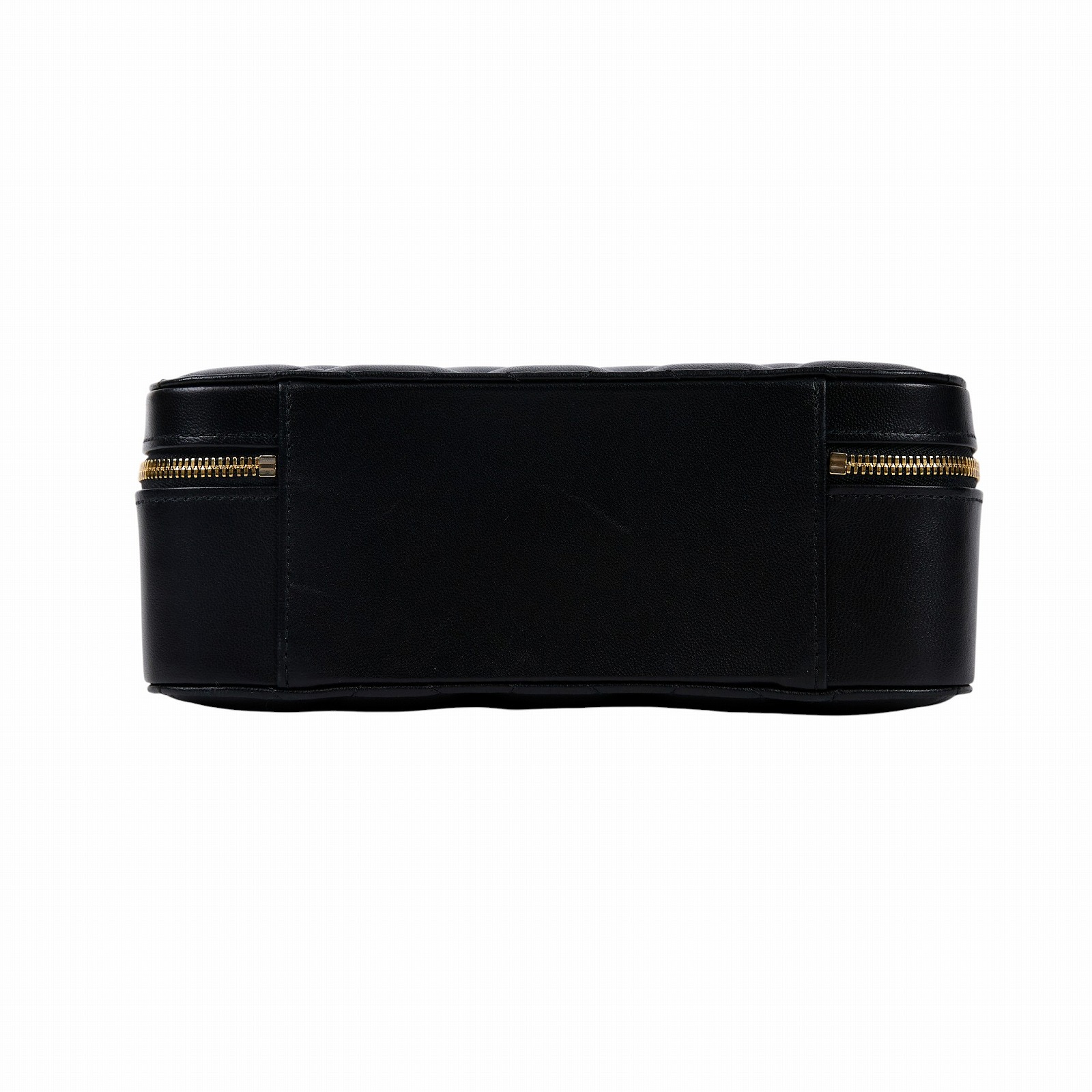 香奈兒 CHANEL Matelasse vanity 皮穿鍊手柄 方盒子 肩背包 斜肩包 AS3319 晶片款 黑羊VANITY 2WAY 原廠盒子/防塵袋