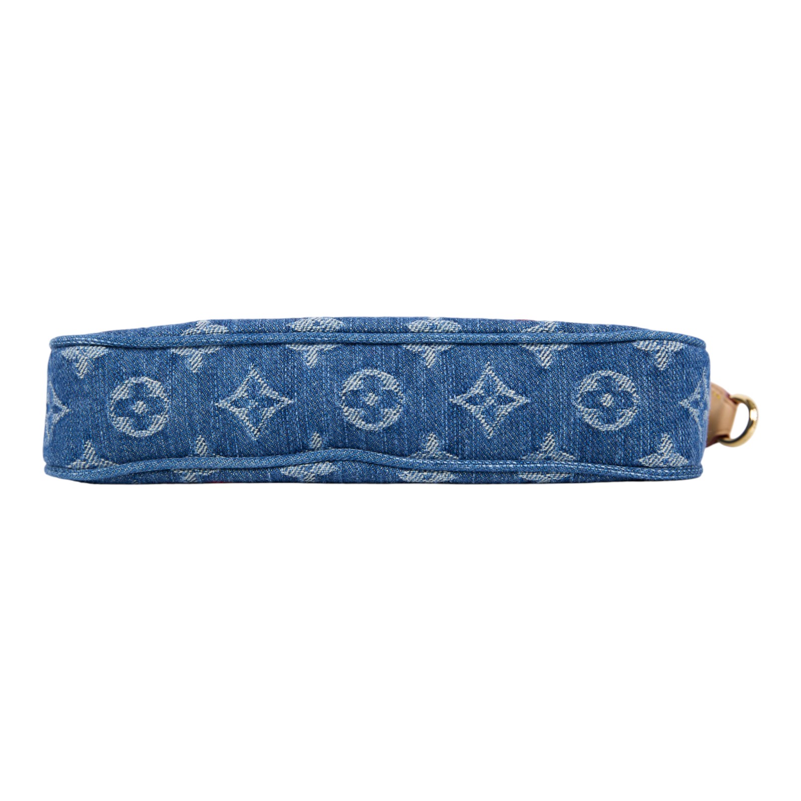 路易威登 LOUIS VUITTON LV x TM Pochette Accessoires 村上隆 櫻桃 牛仔 肩背包 麻將包 M13994 晶片款  防塵袋