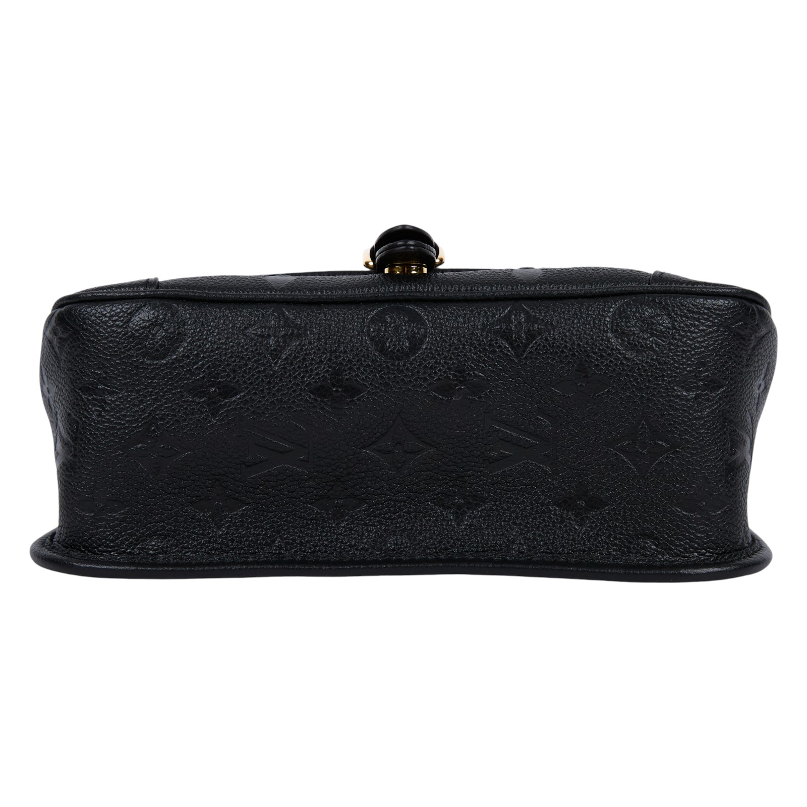 路易威登 LOUIS VUITTON Diane 腋下包法棍 單肩背包 黑色 M46386 晶片款 黑大原花壓紋DIANE 防塵袋